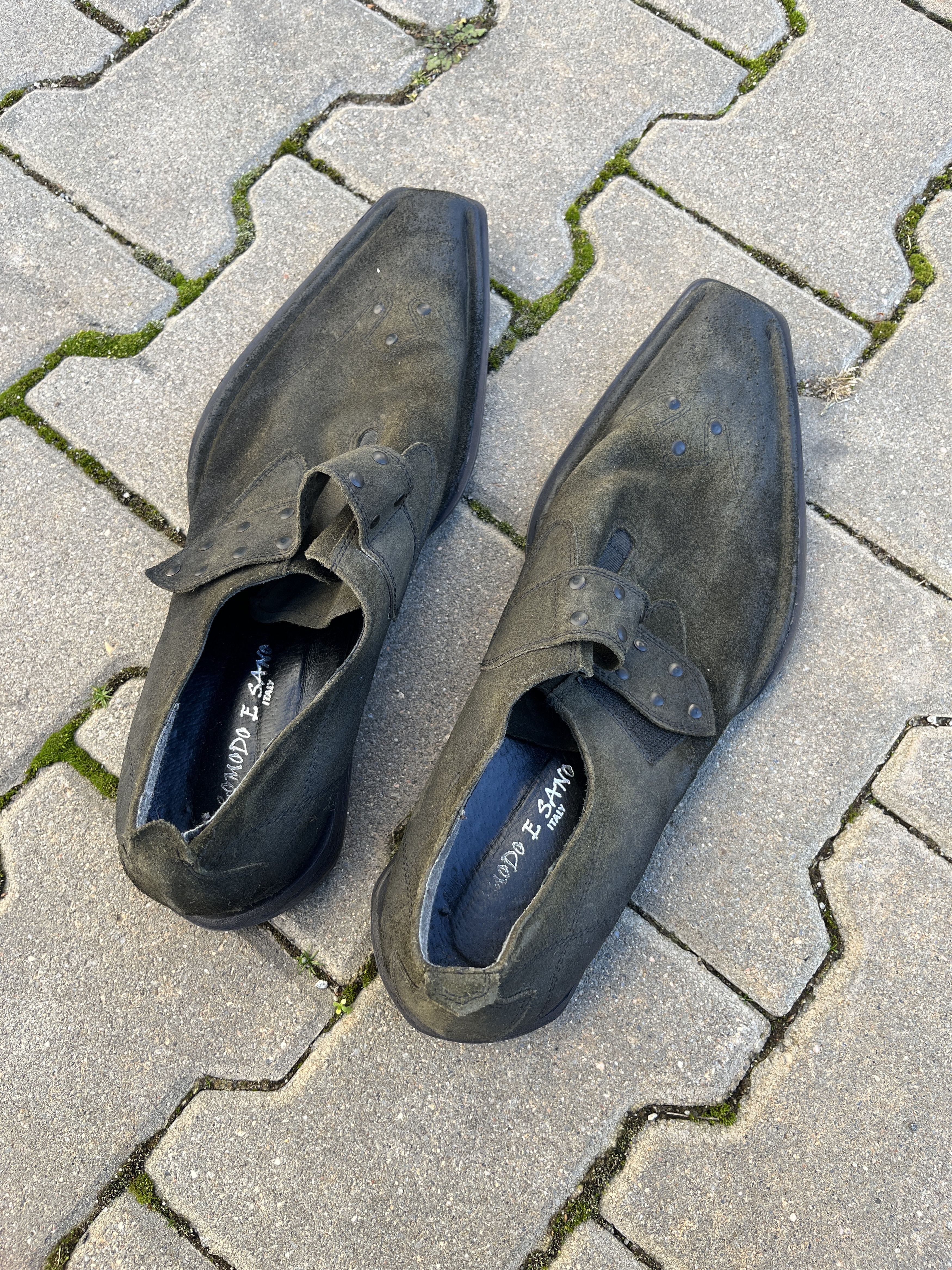 Other Archive grunge studded loafers AS98 vibe long italian avant Size US 12 / EU 45 - 6 Thumbnail
