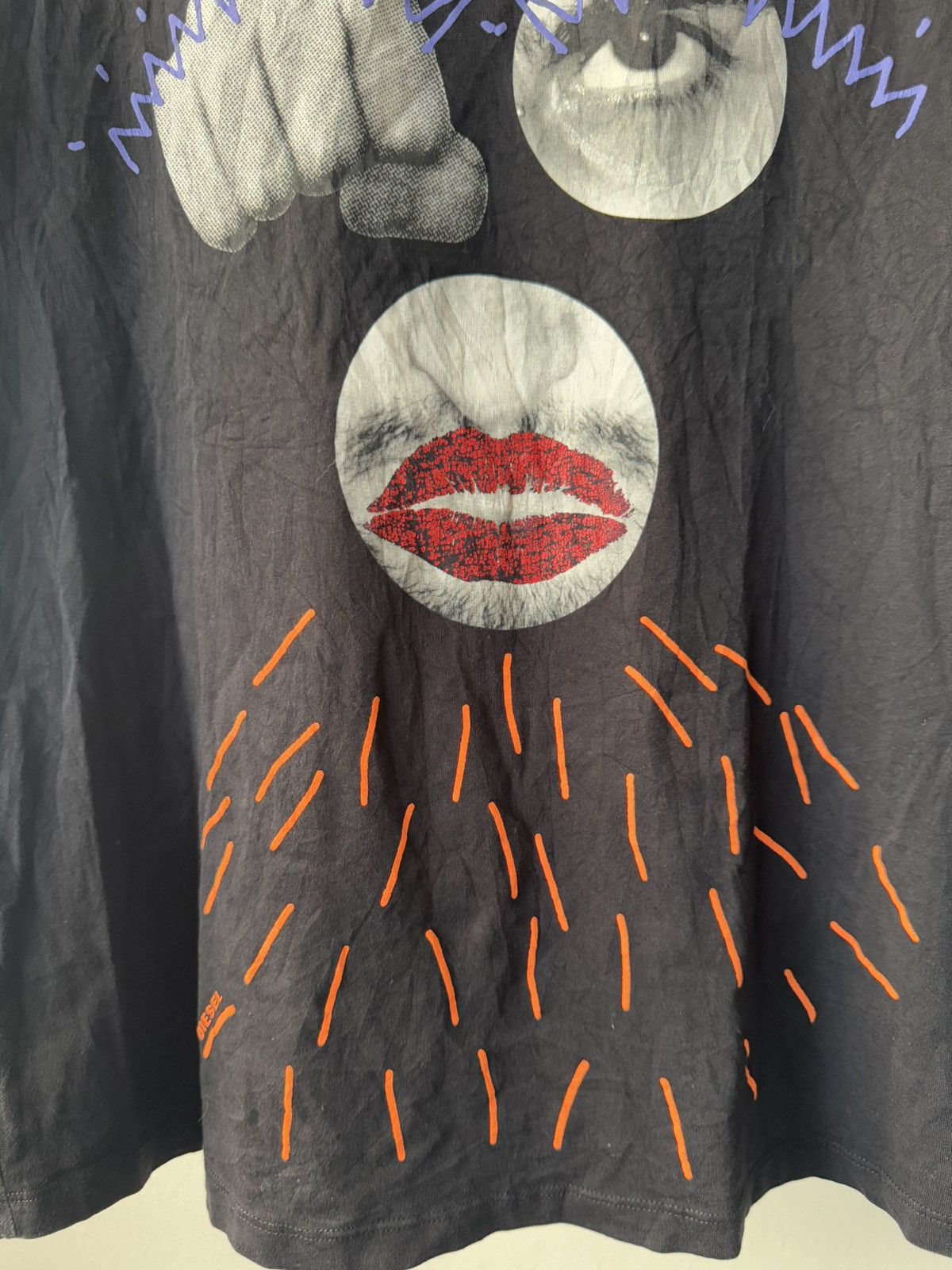 If Six Was Nine 2000s diesel x dario cortese face shirt Size US S / EU 44-46 / 1 - 4 Thumbnail