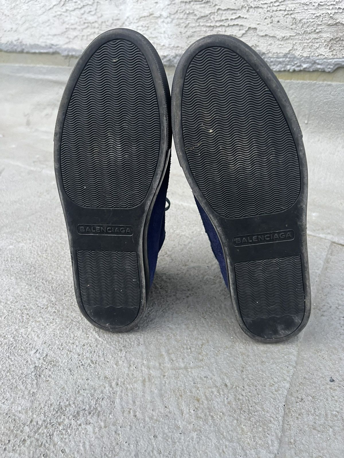 Balenciaga Suede Balenciaga Arenas Blue/Black Size US 11 / EU 44 - 7 Thumbnail