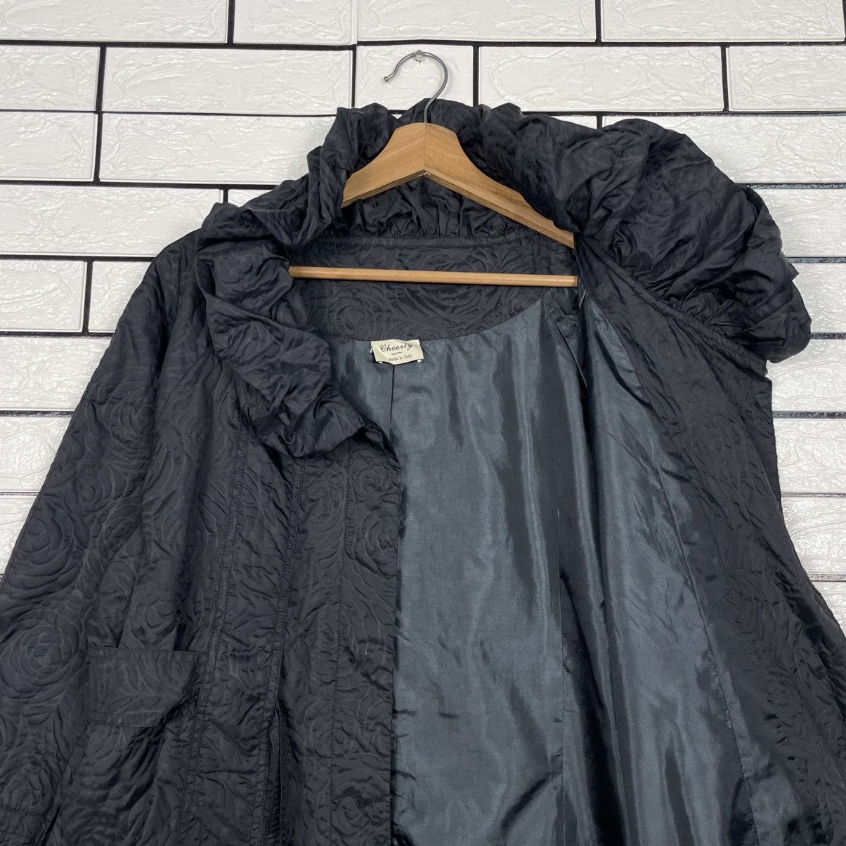 Other Cheerly Black Women Coat Size L / US 10 / IT 46 - 11 Thumbnail