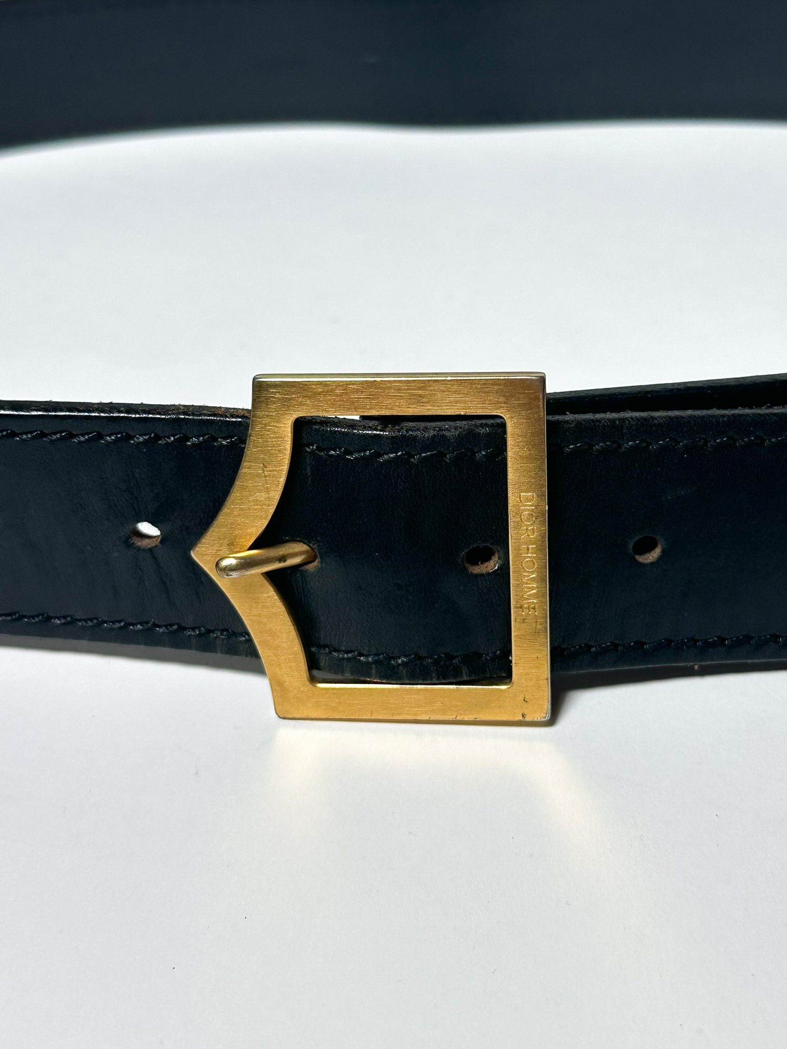 Dior × Hedi Slimane Dior Homme SS05 D Point Belt | Grailed