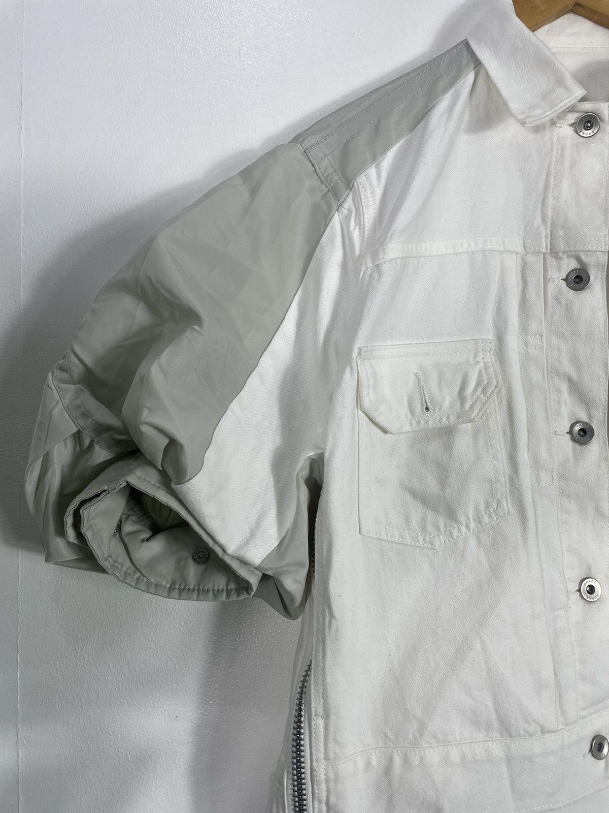 Sacai Sacai Denim Jacket MA-1 Blouson Swtiching Size Zip Size M / US 6-8 / IT 42-44 - 3 Thumbnail