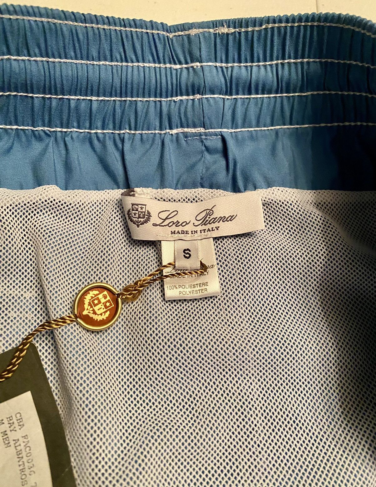 Loro Piana Loro Piana 🇮🇹 Bay Albatros Contrast Resort Swim Trunks S NWT Size US 32 / EU 48 - 2 Thumbnail