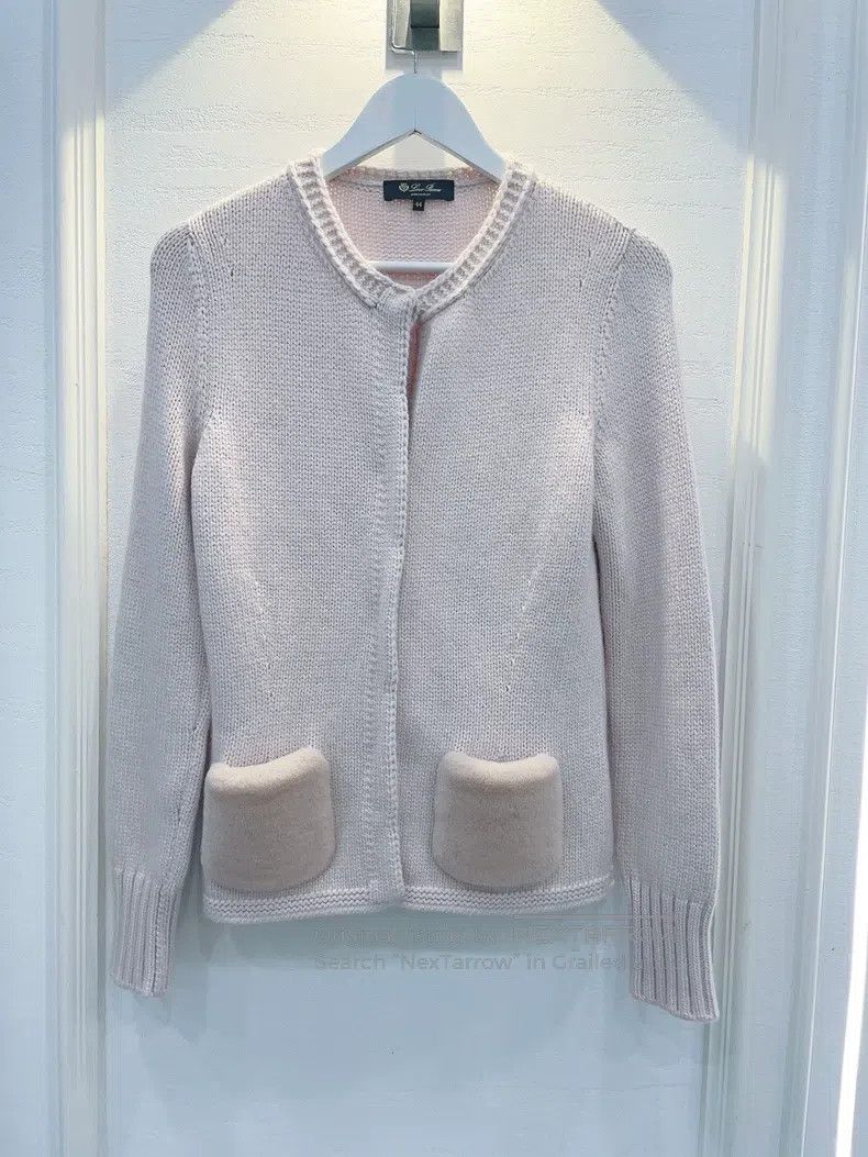 Loro Piana Loro Piana Cream white lamb fur integrated hood cashmere k Size M / US 6-8 / IT 42-44 - 1 Thumbnail