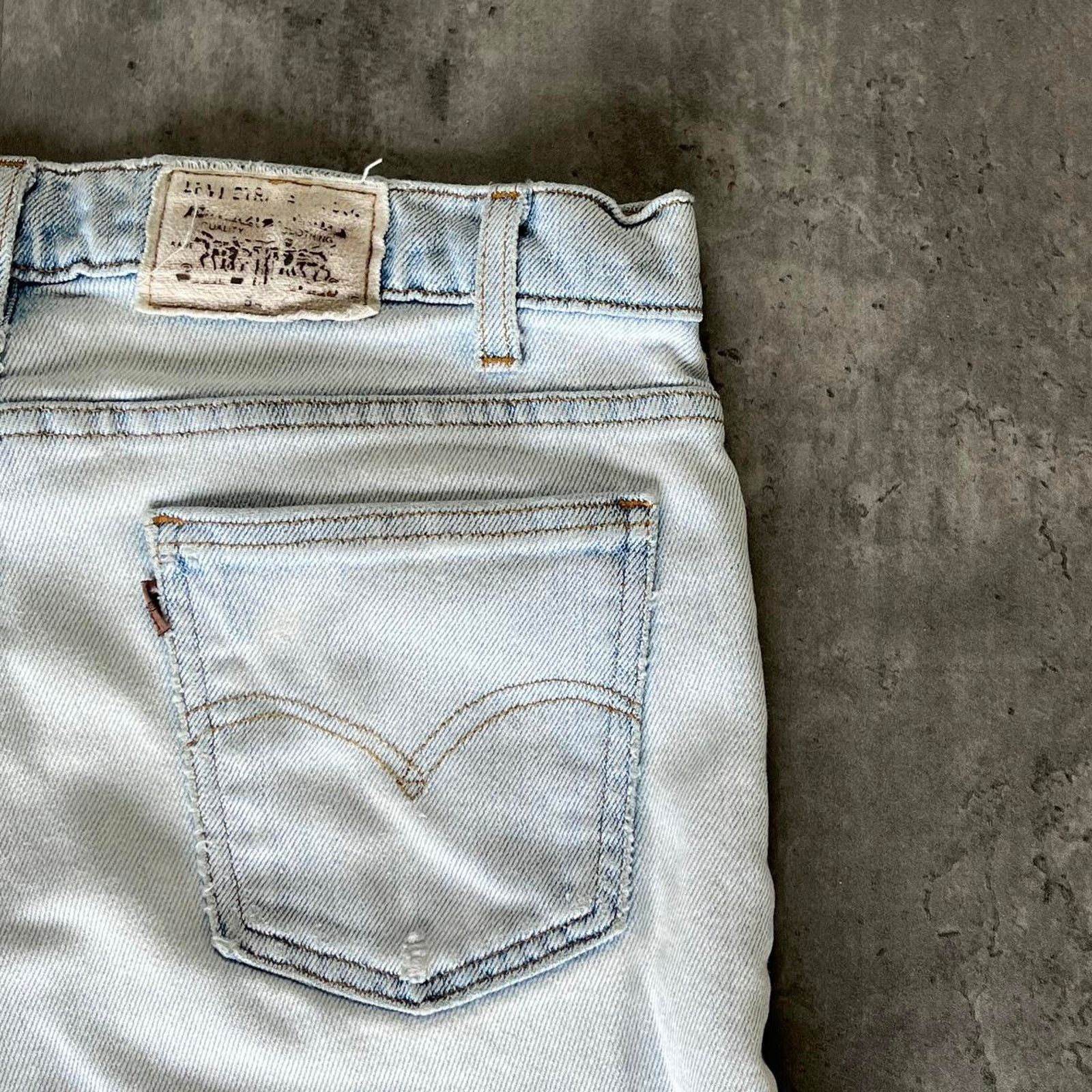 Levi's Vintage Y2K Levi’s Flex Denim Essential Light Wash Jeans Size US 34 / EU 50 - 3 Thumbnail