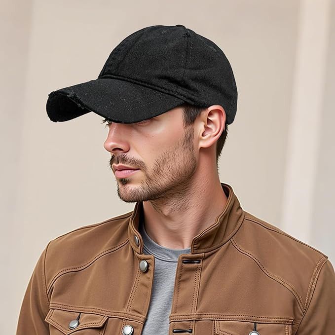 Other Washed Cotton Dad Hat Adjustable Unisex Size ONE SIZE - 3 Thumbnail