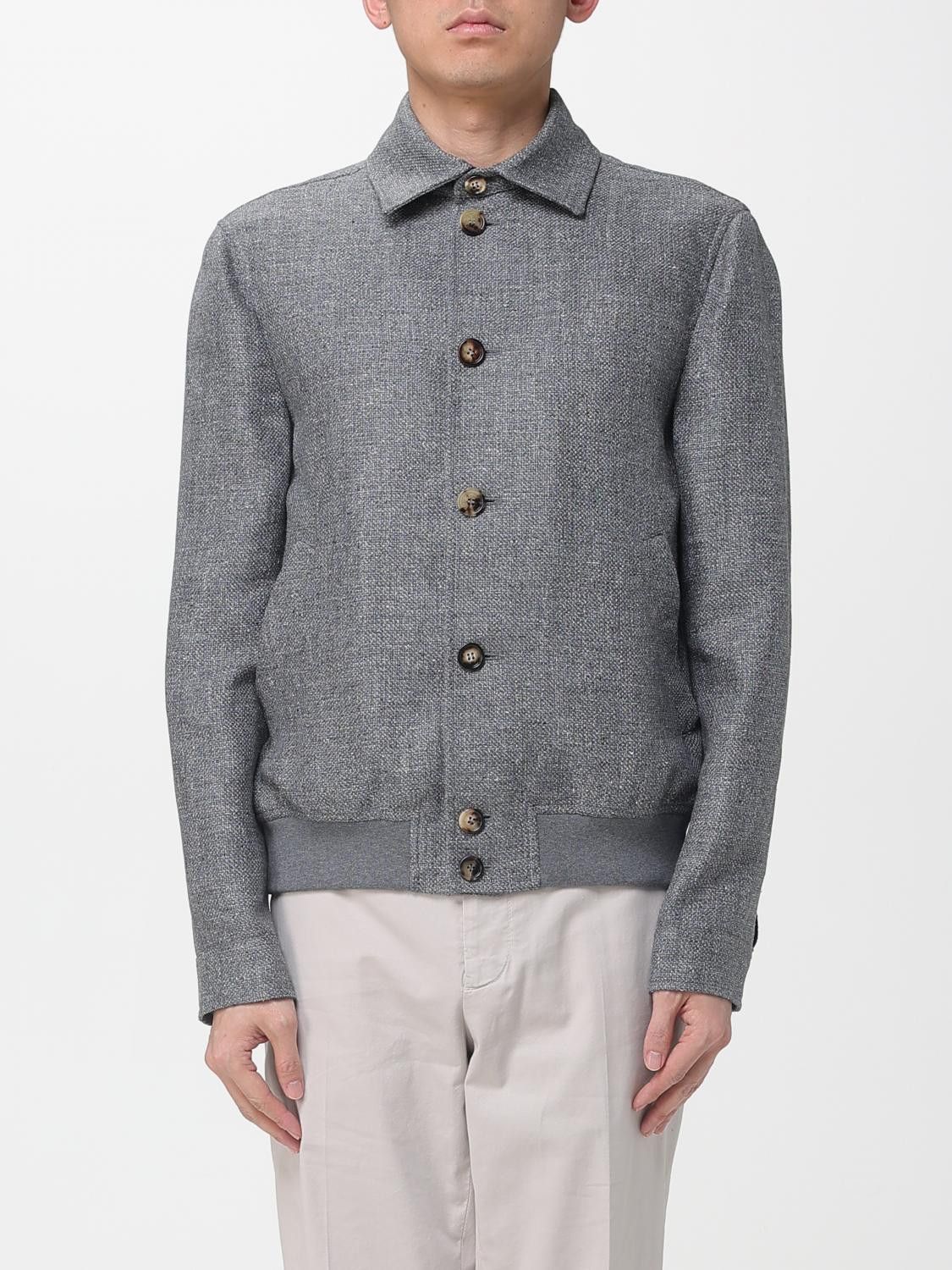 Brunello Cucinelli Brunello Cucinelli Jacket Men Grey Size US M / EU 48-50 / 2 - 1 Thumbnail