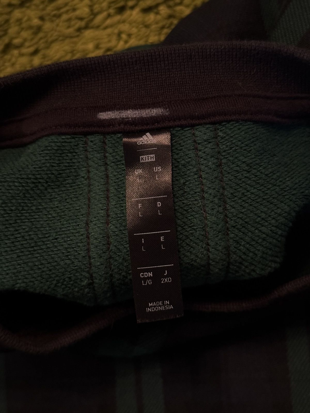 Adidas × Kith Kith x Adidas tartan checkered sweatshirt RARE Size US L / EU 52-54 / 3 - 4 Thumbnail