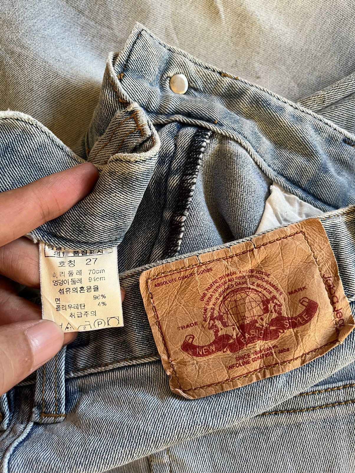 Japanese Brand SALES 🔥 Vintage Japanese Brand Blue Wash Flare Jeans Size 29" - 12 Thumbnail