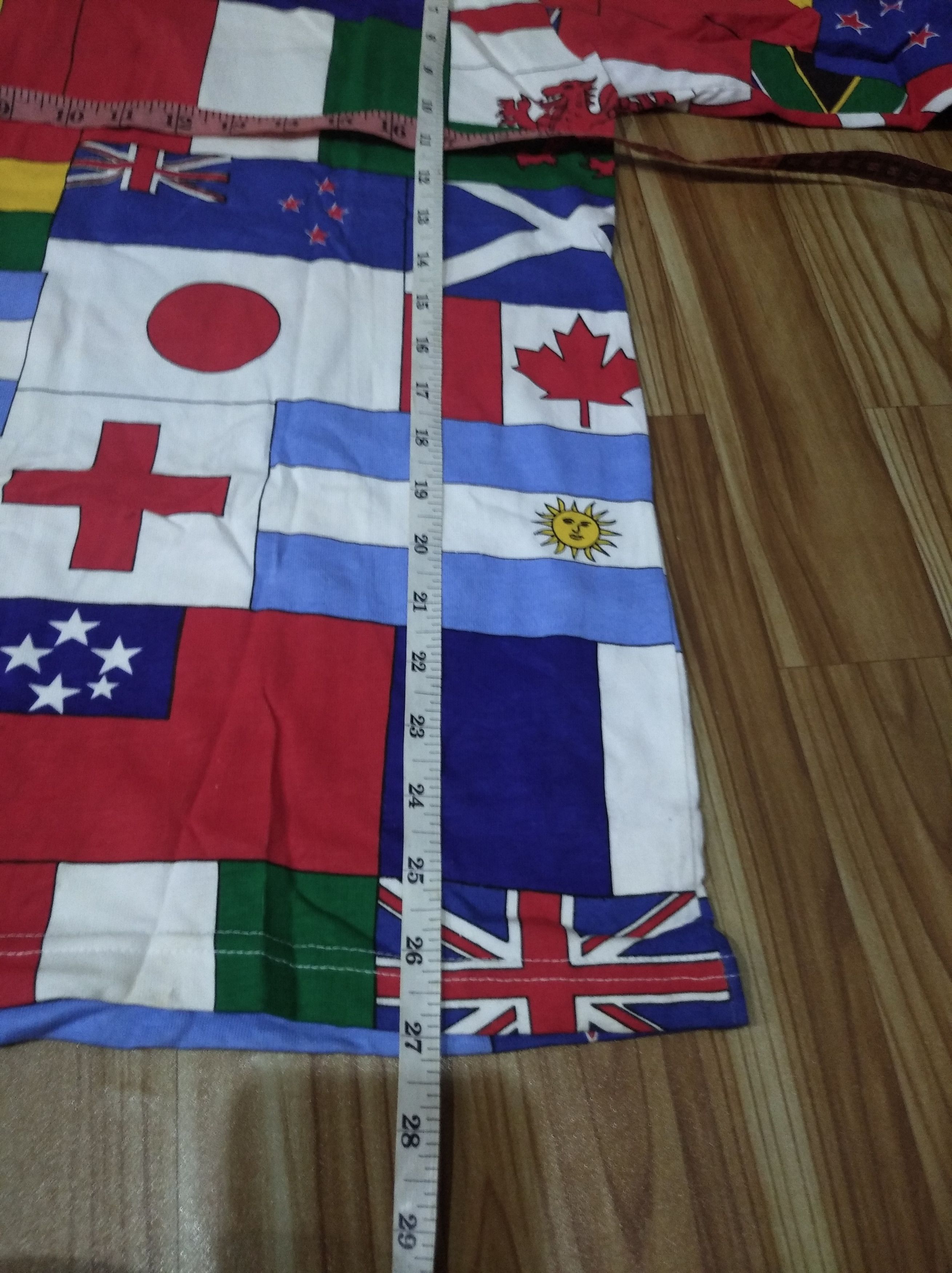Cotton Traders × Sports Specialties × Vintage Vintage cotton traders flag all print polo shirt rugby style Size US S / EU 44-46 / 1 - 7 Thumbnail