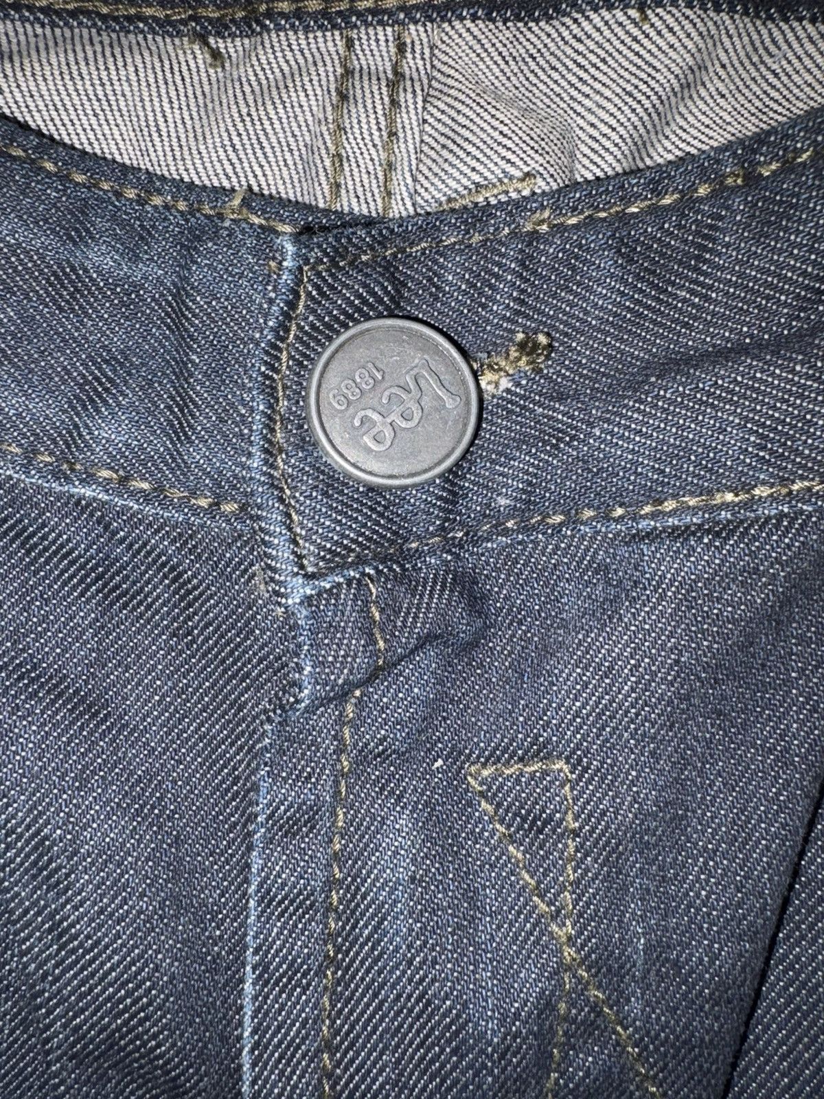 Lee VTG Lee Y2K Snap Button Convertible Flare Jeans Indigo Blue Size US 34 / EU 50 - 6 Thumbnail