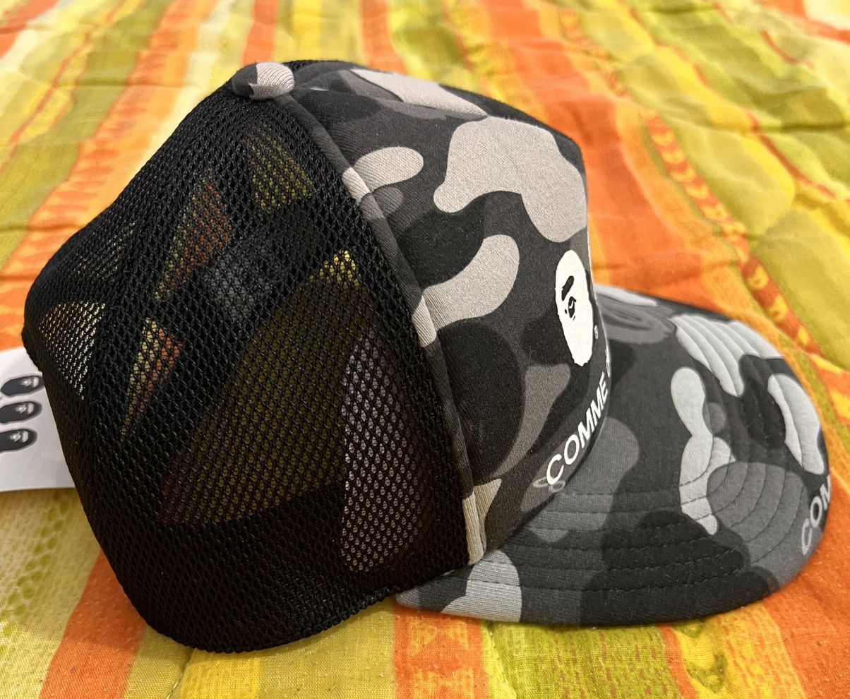 Bape x CDG Osaka Camo Mesh Cap Black comme des garçons