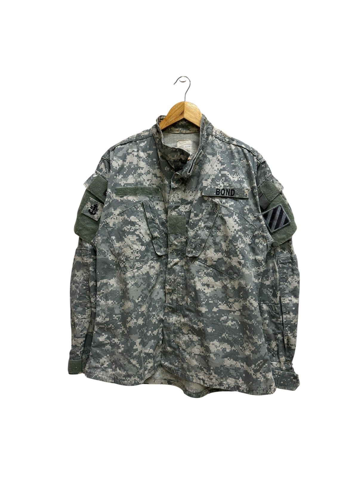 Vintage Vintage US AIRFORCE COAT,ARMY COMBAT UNIFORM ZIP UP Size US M / EU 48-50 / 2 - 1 Thumbnail