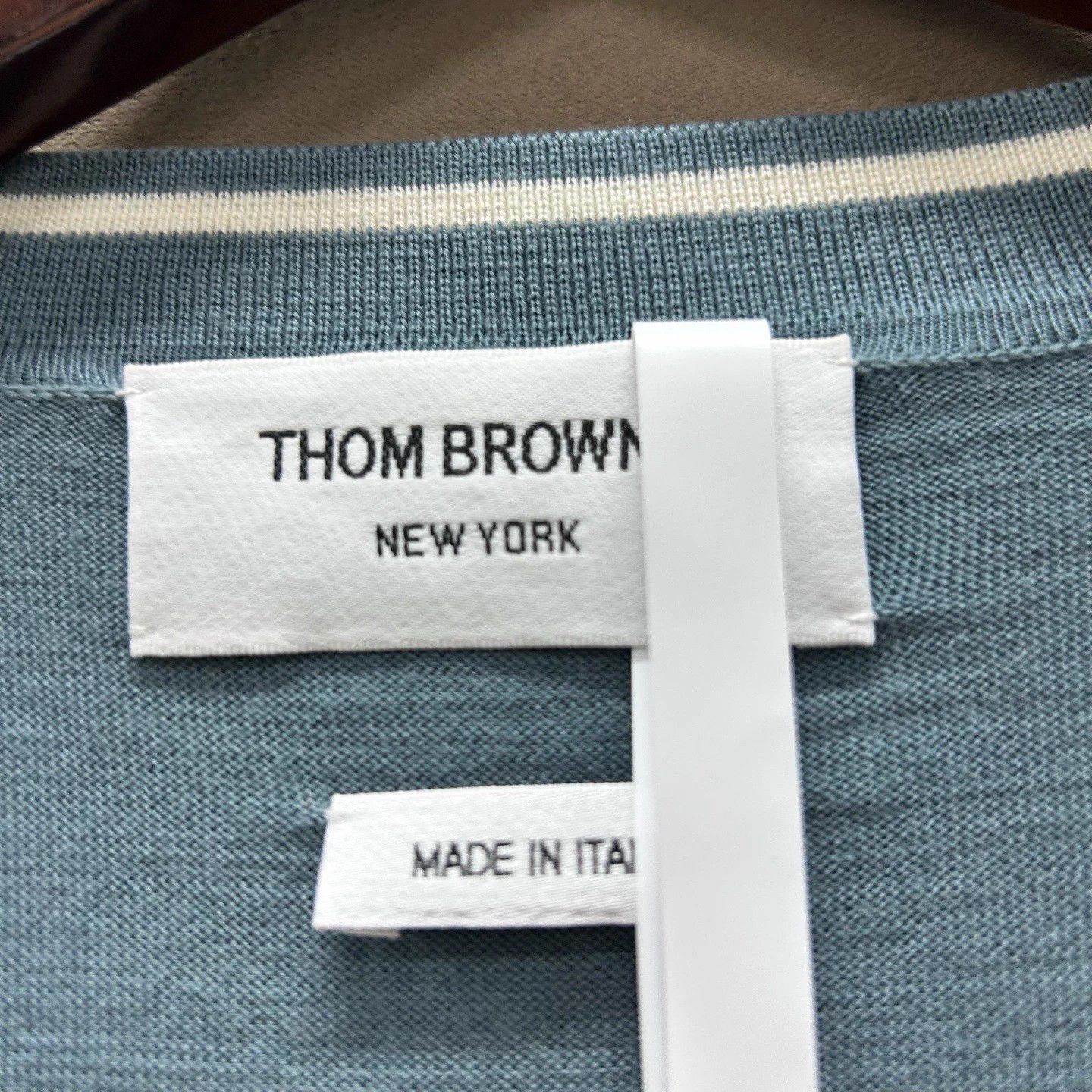 Thom Browne Thom Browne 99 New Blue Lobster Embroidered Wool Cardi3 Size L / US 10 / IT 46 - 3 Thumbnail