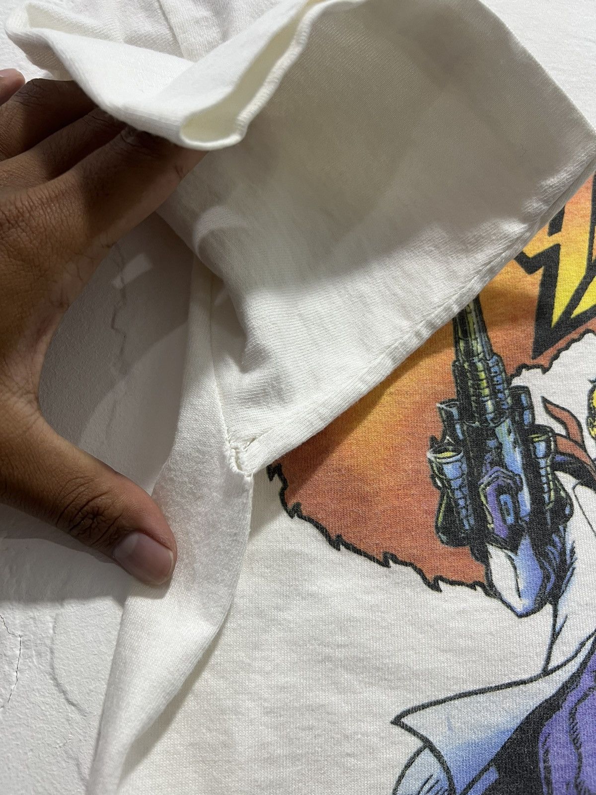 Vintage Vintage 90’s Yz Warriors Comic Promo Tshirt Size US S / EU 44-46 / 1 - 4 Thumbnail