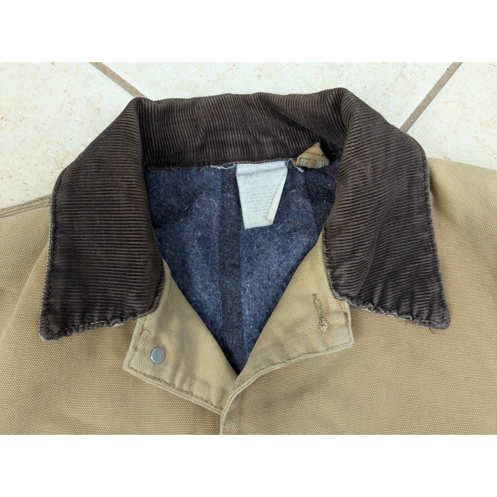Carhartt Vtg Carhartt Chore Barn Jacket Coat Blanket Lined Canvas Size US XXL / EU 58 / 5 - 11 Thumbnail