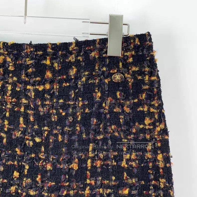 Chanel Chanel Egyptian series colour-matched plaid cotton woven t Size 25" / US 0 / IT 36 - 3 Thumbnail