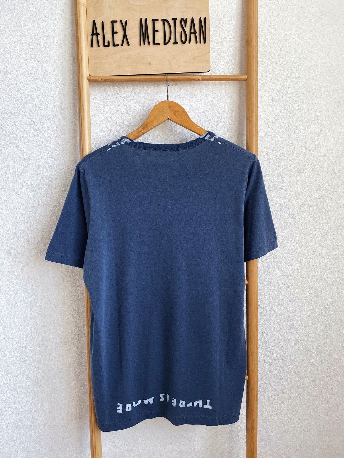 Maison Margiela MAISON MARTIN MARGIELA AIDS garment dyed v- neck t-shirt Size US M / EU 48-50 / 2 - 4 Thumbnail