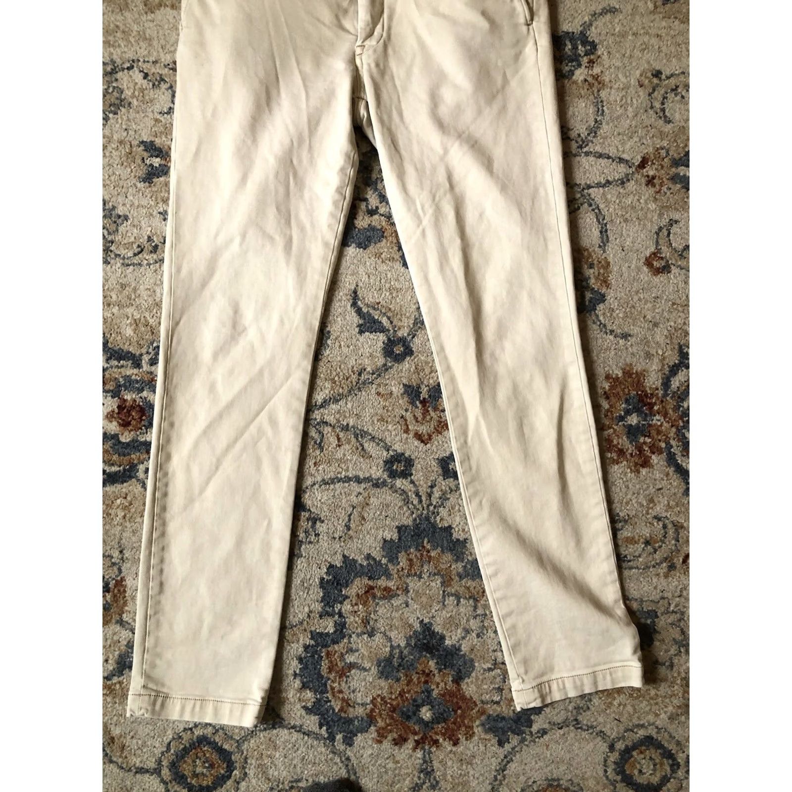 Polo Ralph Lauren Polo Ralph Lauren Chino Pants Mens 34x34 Tan Stretch Slim Fit Straight Size US S / EU 44-46 / 1 - 4 Thumbnail