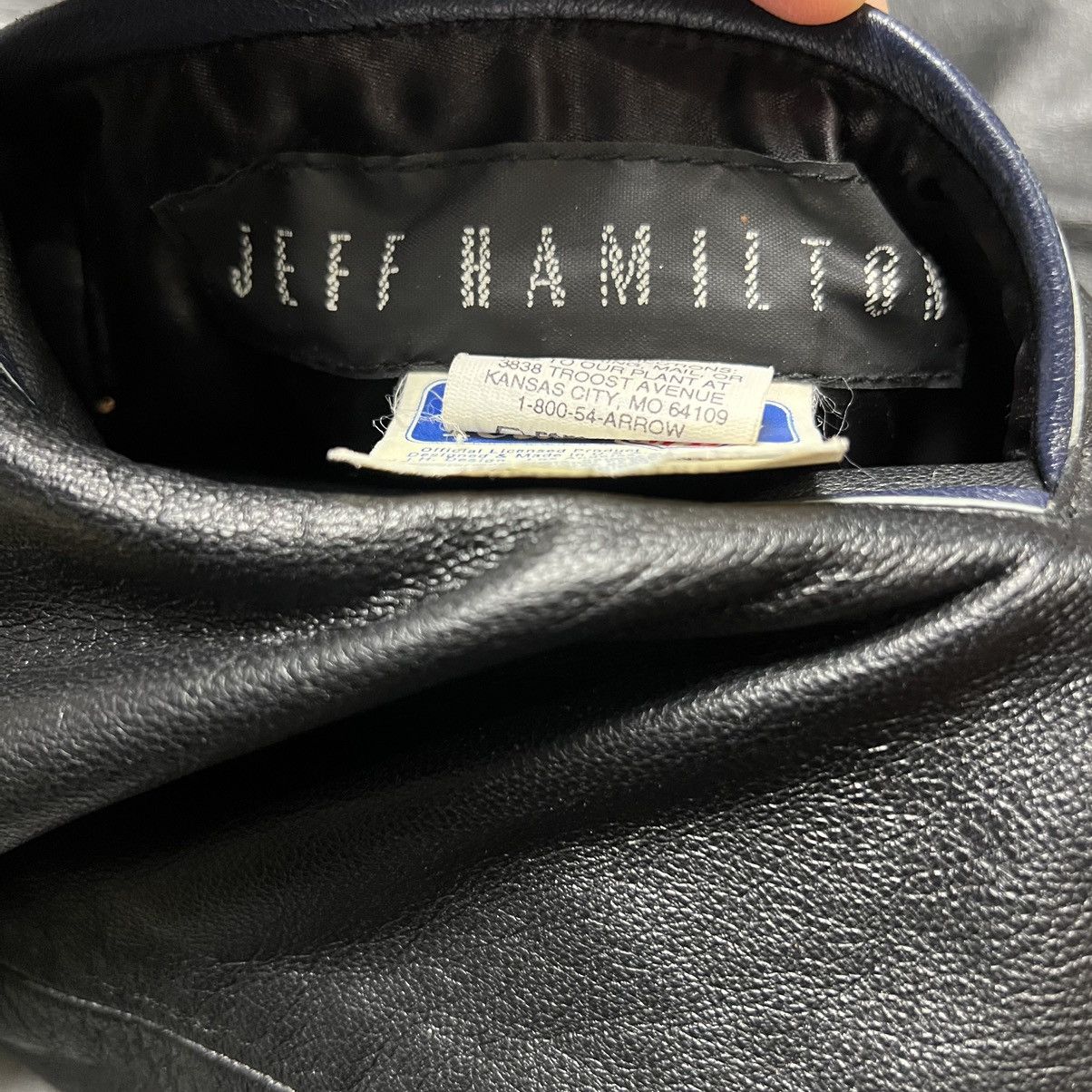 Jeff Hamilton × NFL Jeff Hamilton NFL Cow Boy Virsity Leather Bomber Jacket Size US L / EU 52-54 / 3 - 8 Thumbnail