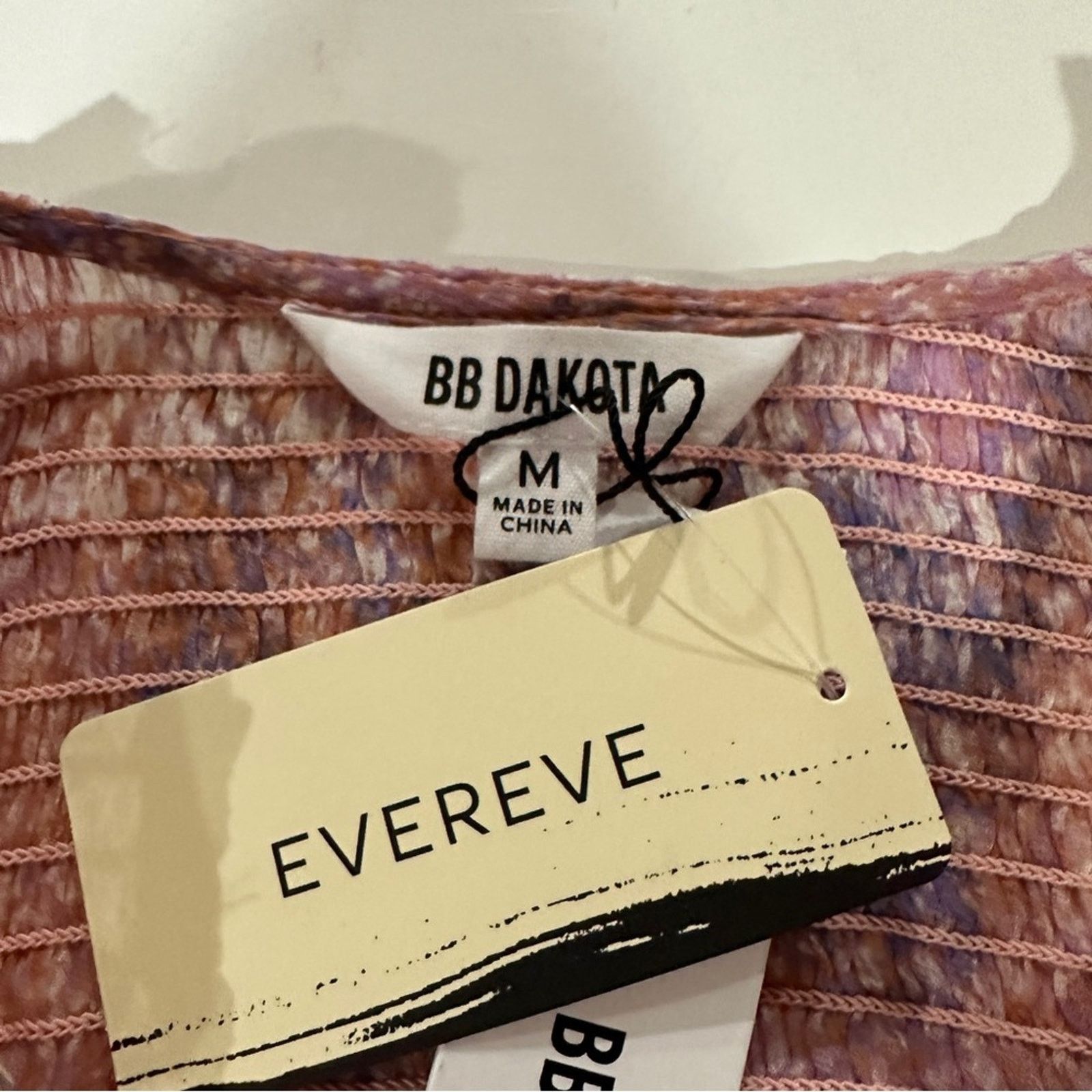 BB Dakota BB Dakota Dreams Are Made Of Tie Dye Short Sleeve Ruffle Top Size M / US 6-8 / IT 42-44 - 7 Thumbnail