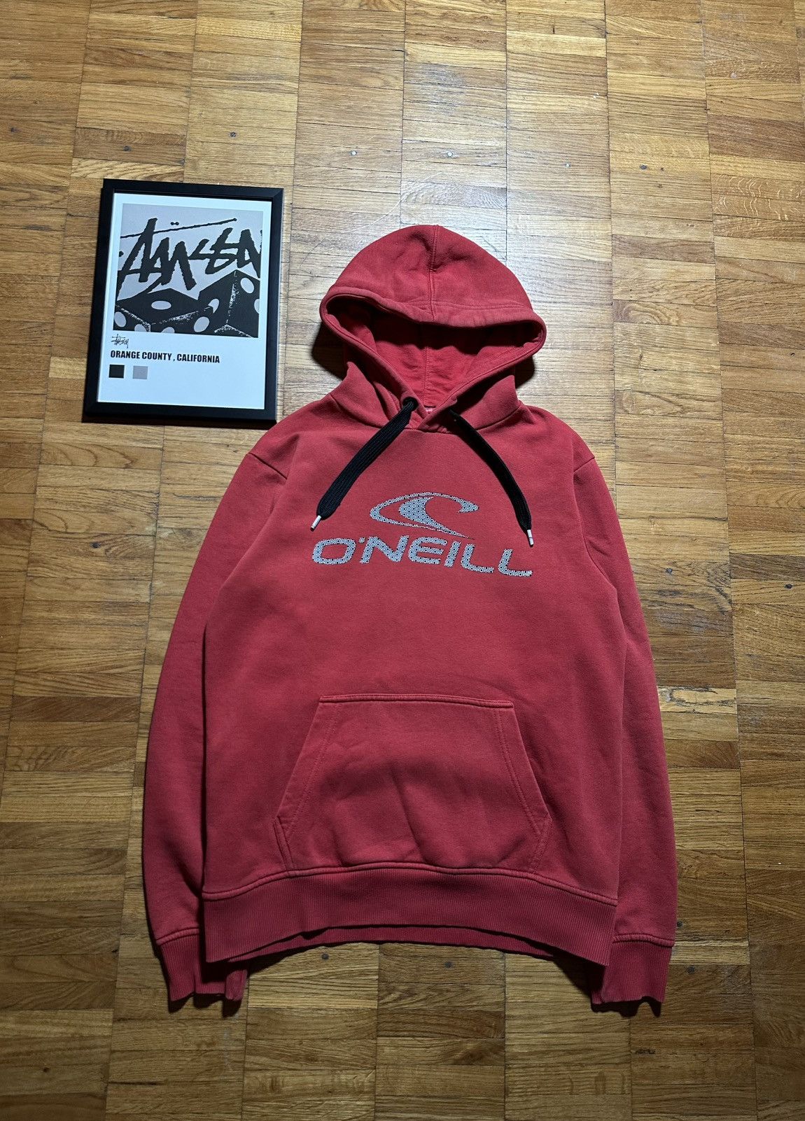 O'Neill × Vintage Oneill Vintage Big Logo Surf Style Hoodie Size US M / EU 48-50 / 2 - 1 Thumbnail