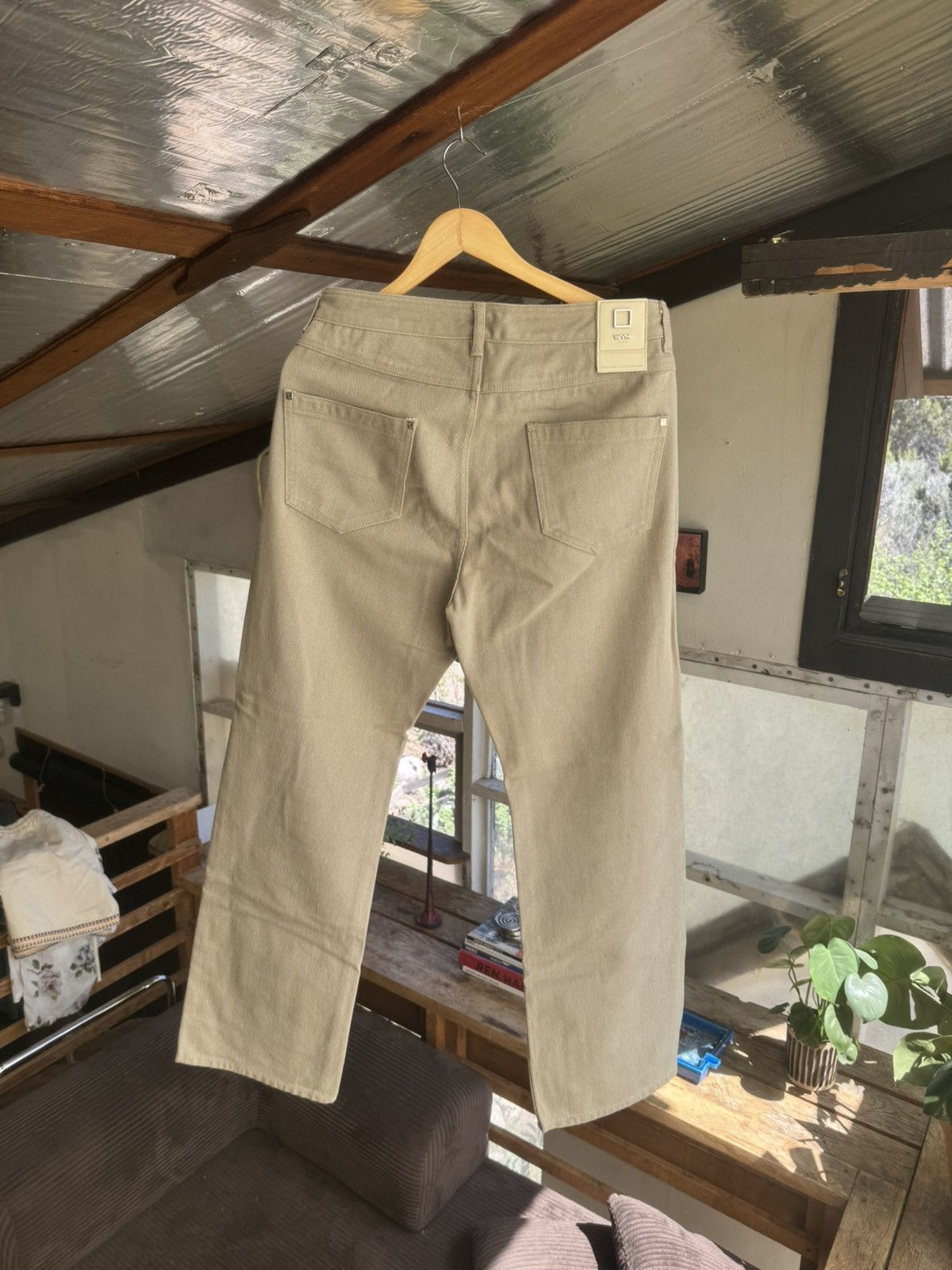 Wooyoungmi Natural/tan straight leg jean Size US 31 - 3 Thumbnail