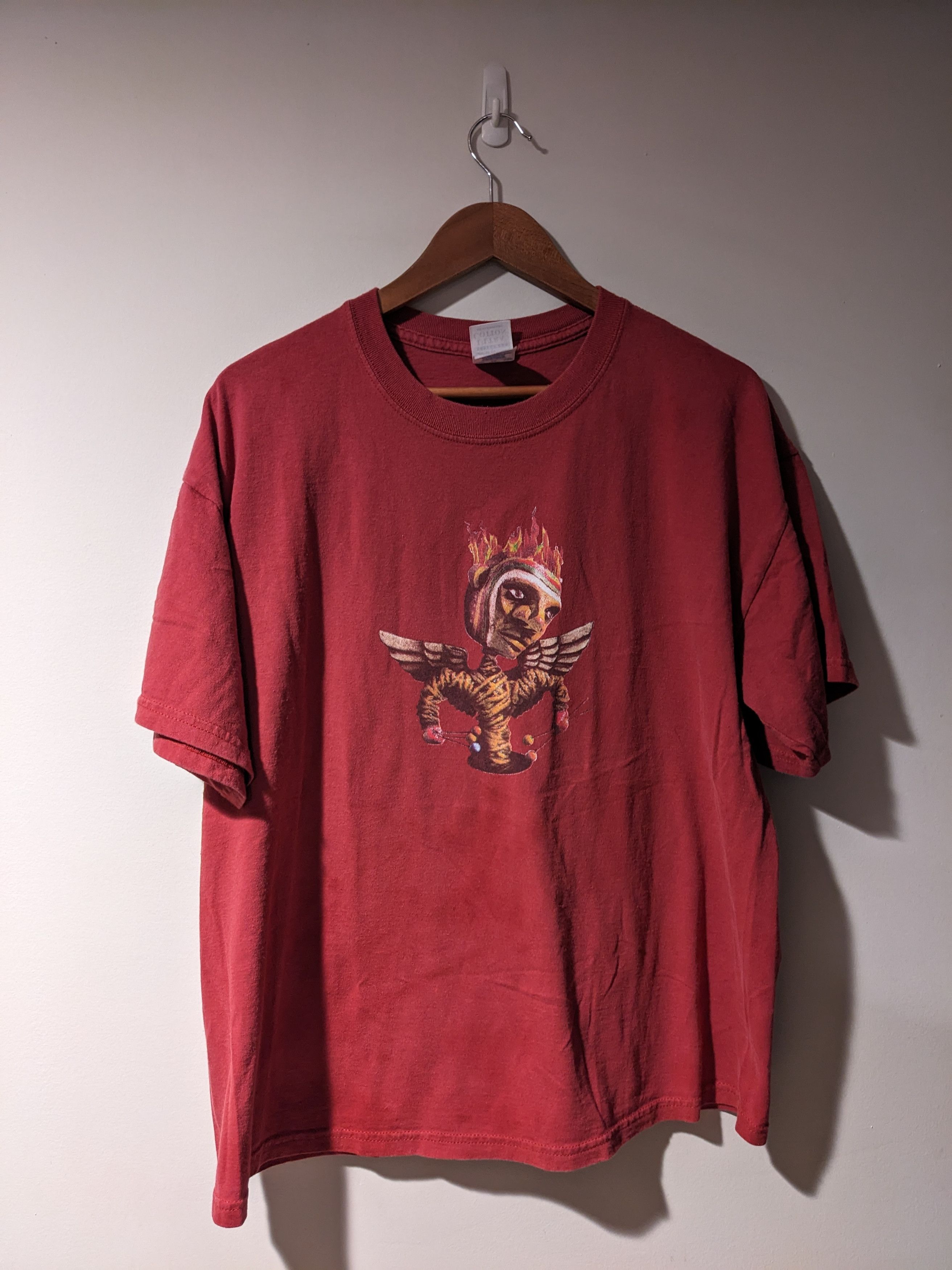Band Tees × Vintage Vintage Gov't Mule Deja Voodoo Band Tour Red X-Large T-Shirt Size US XL / EU 56 / 4 - 1 Thumbnail