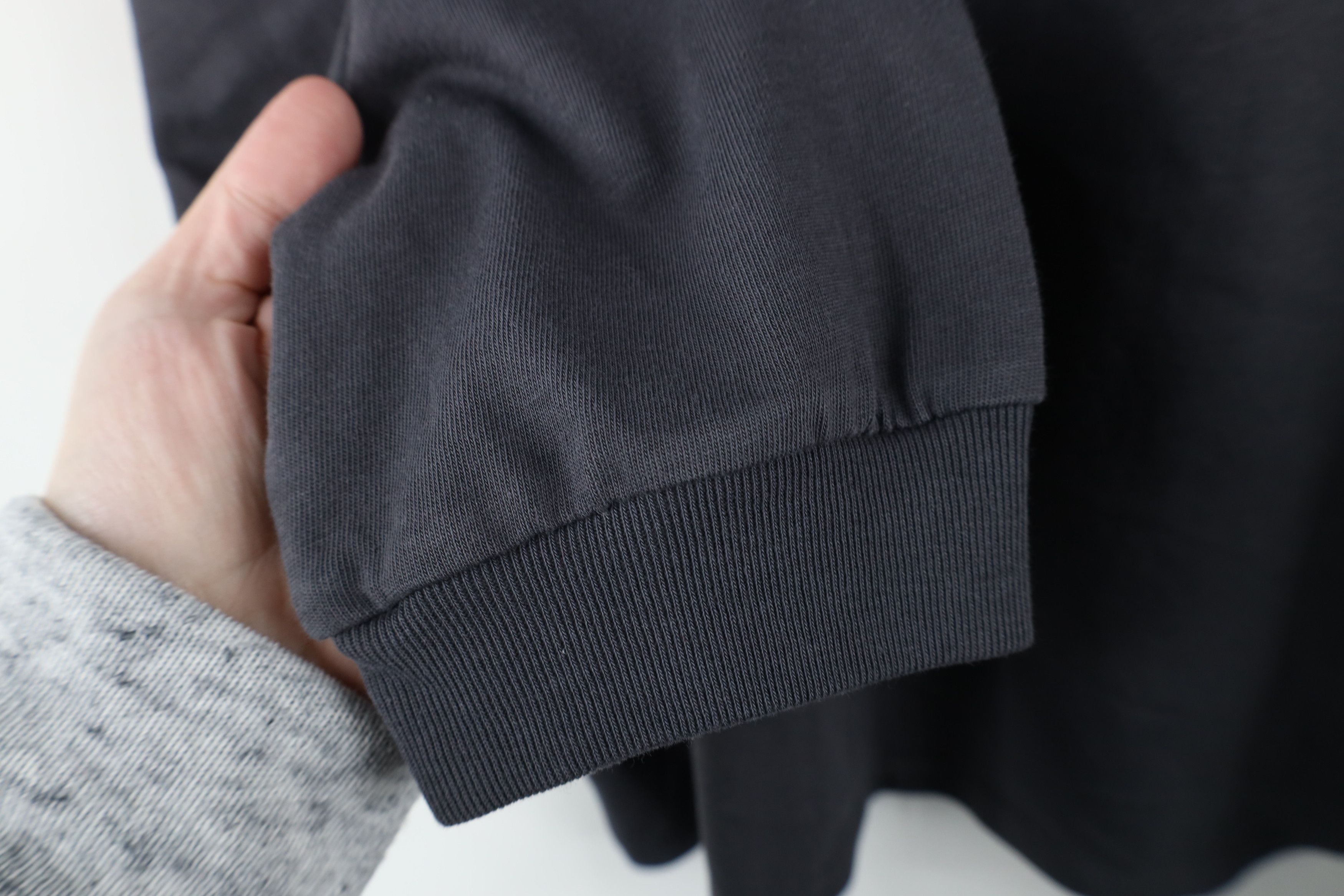 Madewell × Vintage Madewell Supima Cotton Essential Long Sleeve T-Shirt Gray Size S / US 4 / IT 40 - 5 Thumbnail