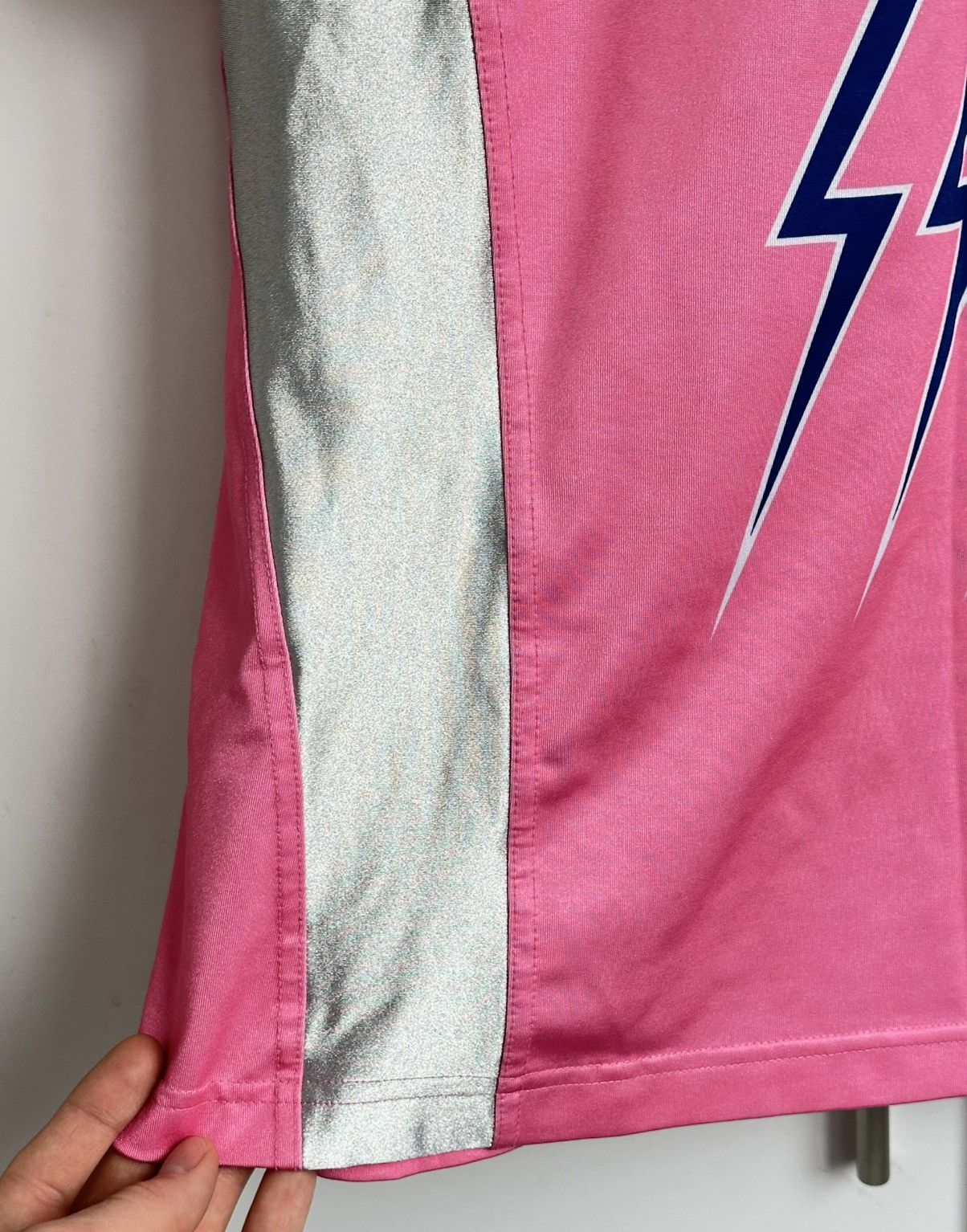 Adidas Stade Francais Paris 2007-2008 Away Rugby Shirt Adidas Pink Size US XL / EU 56 / 4 - 3 Thumbnail
