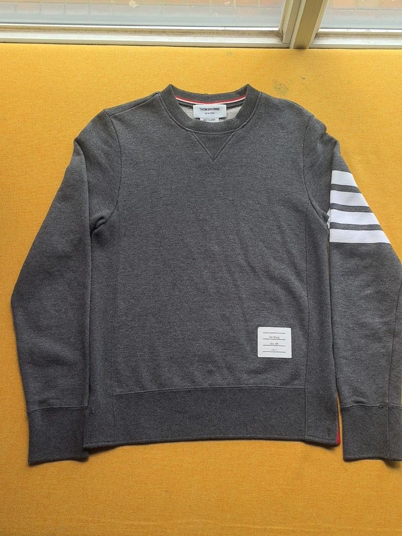 Thom Browne Thom Browne Round neck hoodie Size US XS / EU 42 / 0 - 1 Thumbnail