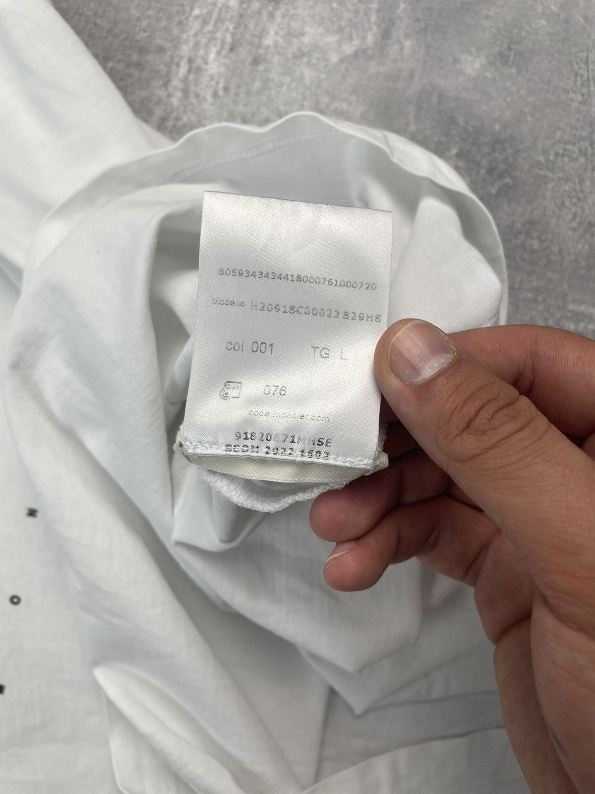 Moncler Moncler SS T-shirt White Size US L / EU 52-54 / 3 - 12 Thumbnail