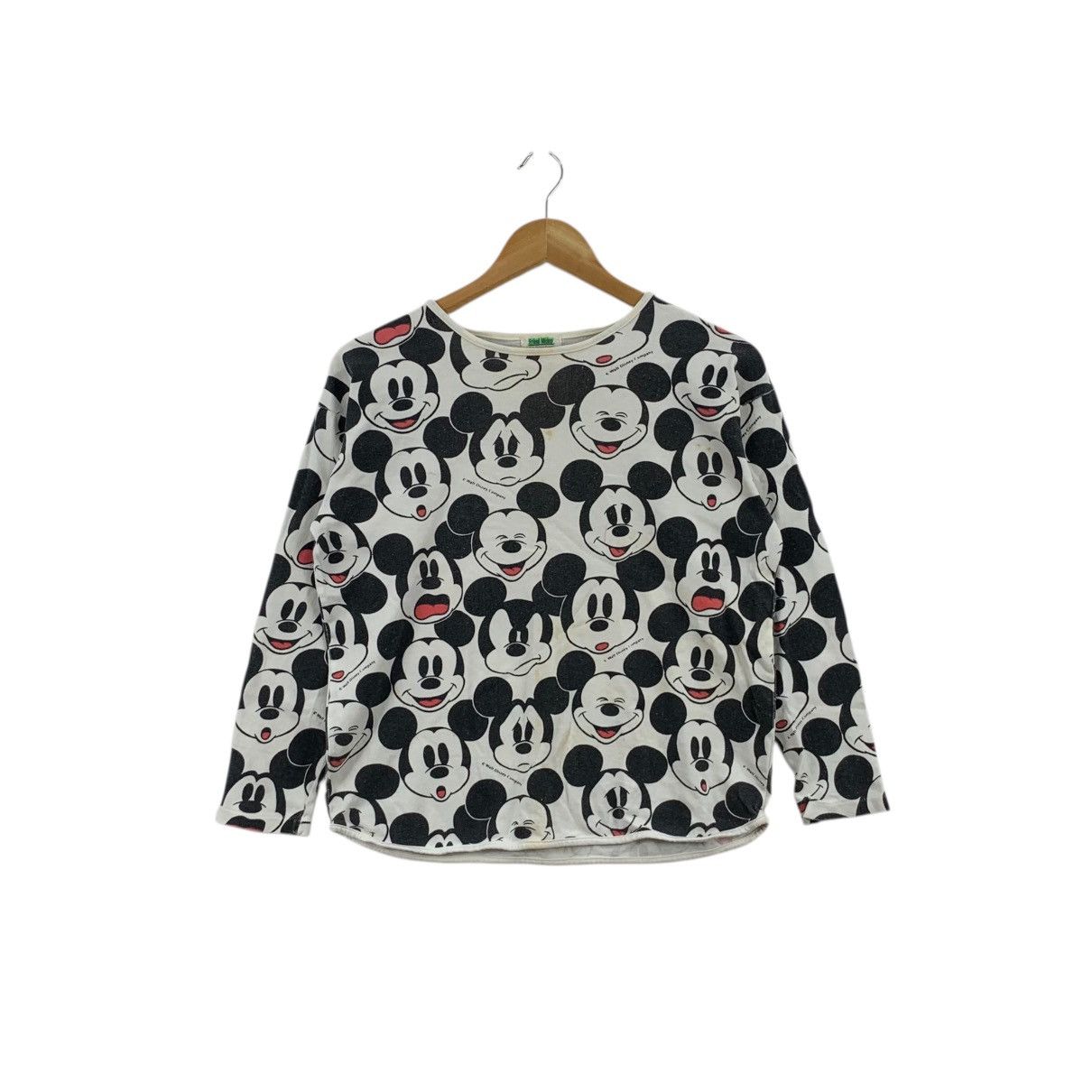 Disney Vintage 80’ DISNEY MICKEY MOUSE Tokyo Disneyland Tee Shirt Size S / US 4 / IT 40 - 1 Thumbnail