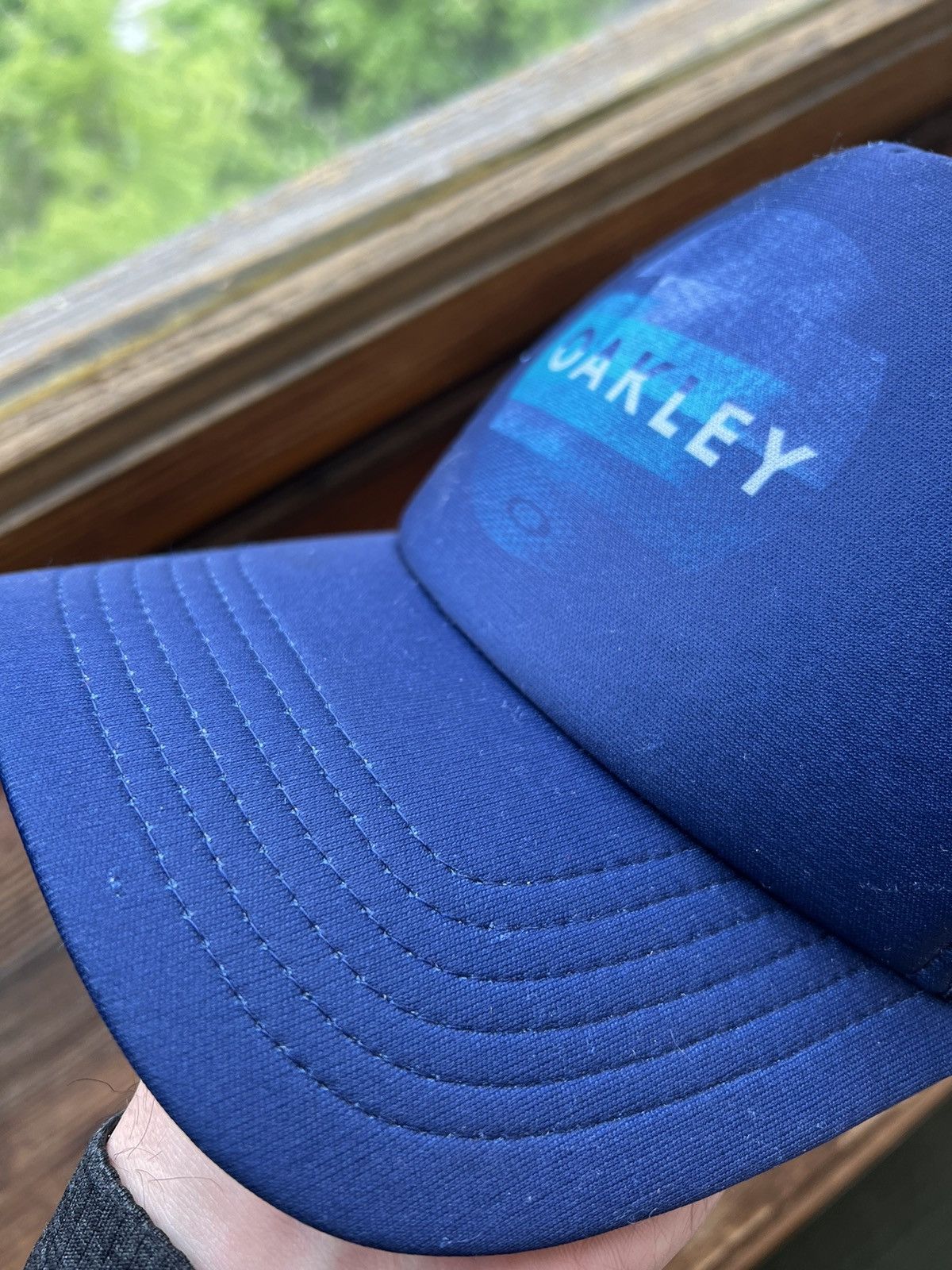 Vintage Y2K Trucker Hat Oakley Cap Big Logo Size ONE SIZE - 7 Thumbnail