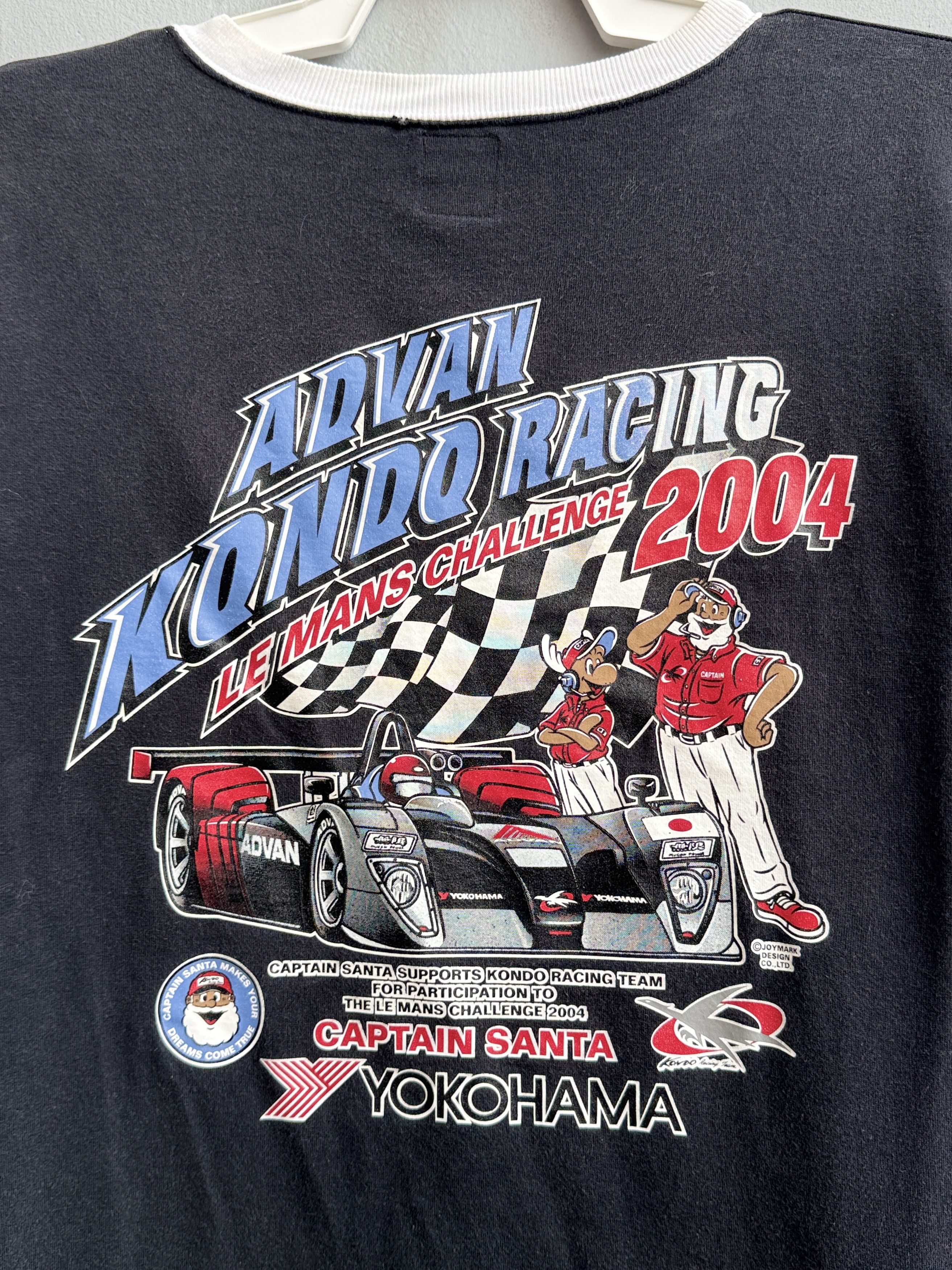 Vintage Captain Santa Advan Kondo Racing Yokohama Racing T-shirt. Size US M / EU 48-50 / 2 - 6 Thumbnail