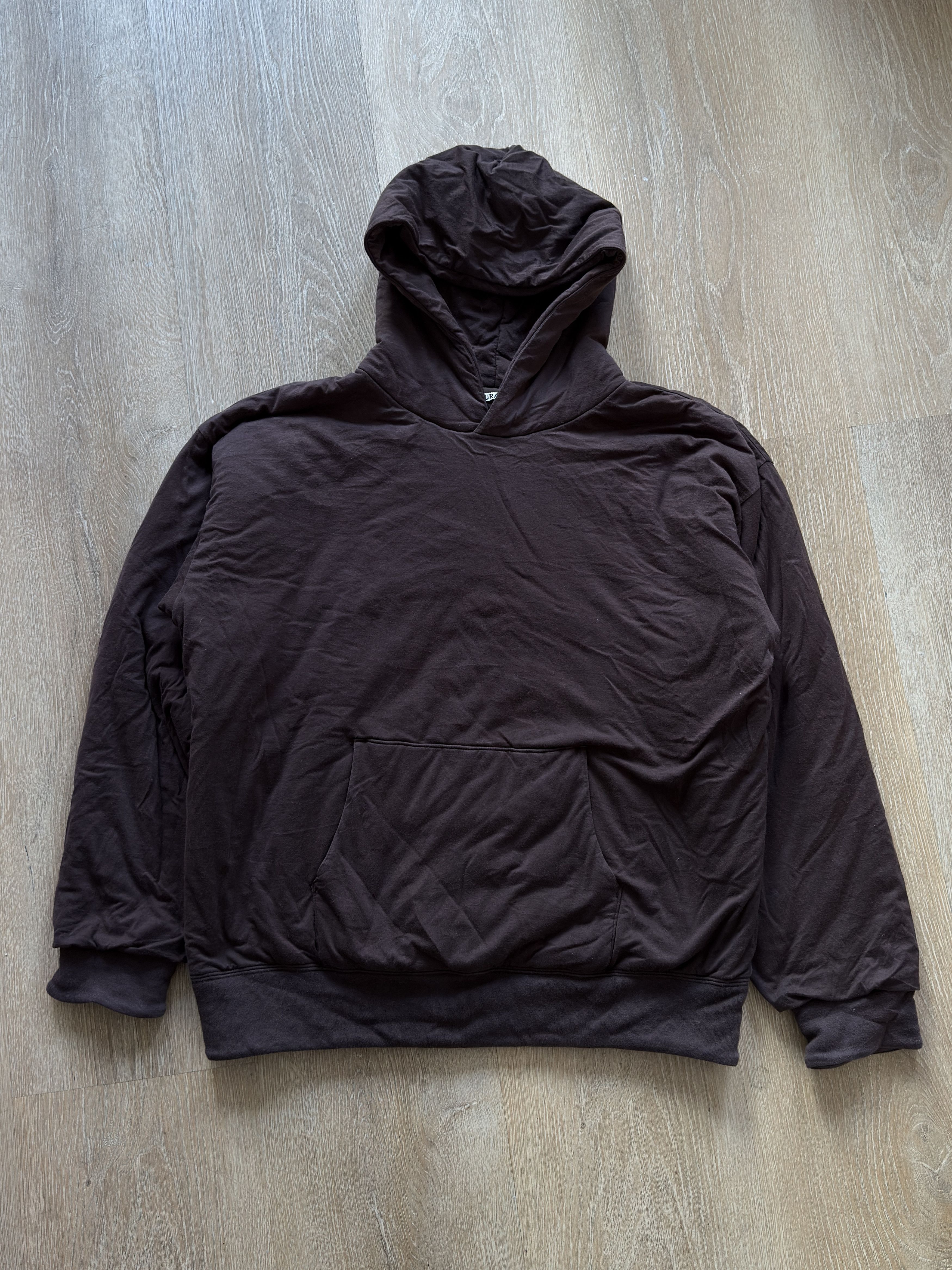 Pre-owned Auralee Puffy Hoodie In Purple