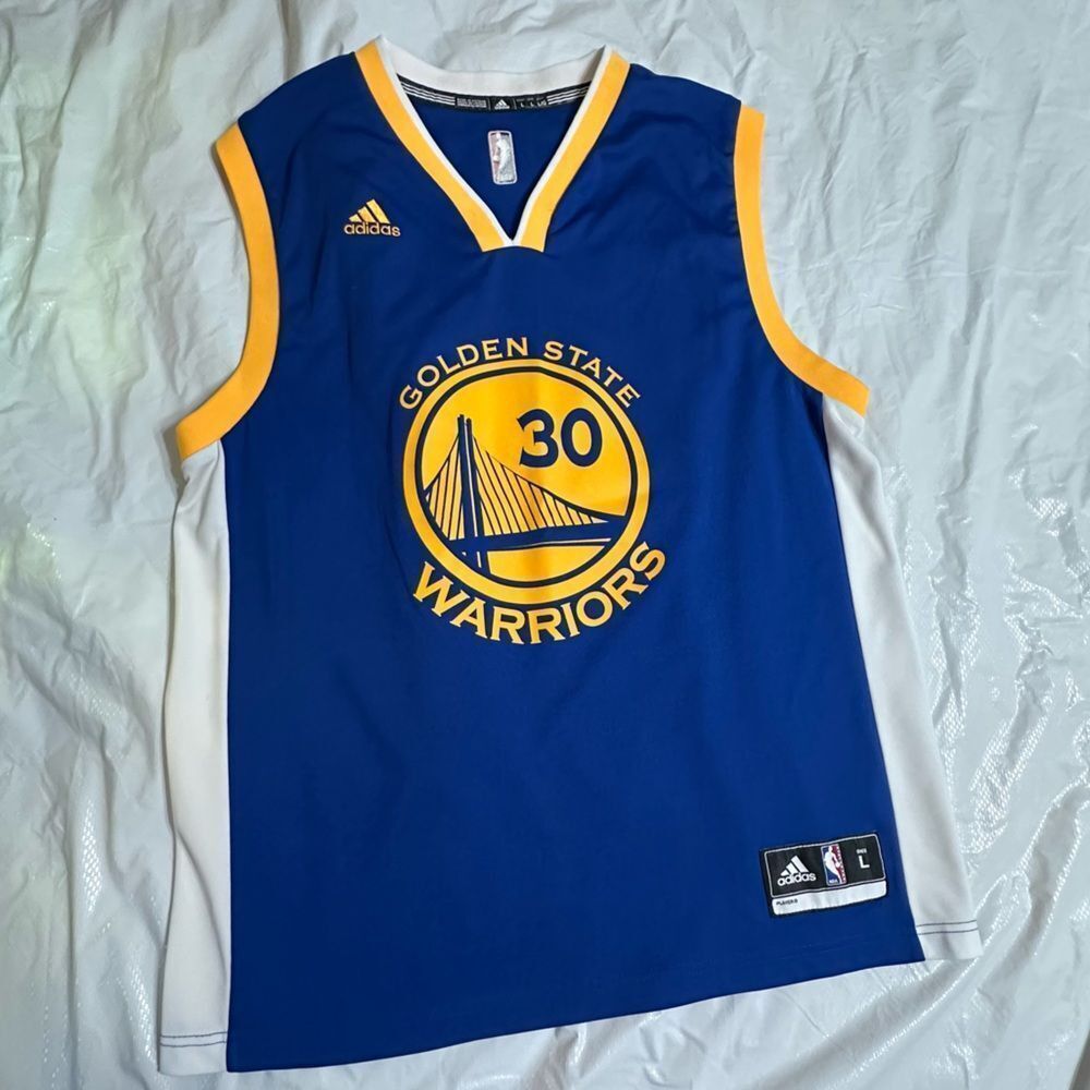 Adidas Steph Curry #30 Golden State Warriors Adidas NBA Basketball Size US L / EU 52-54 / 3 - 2 Thumbnail