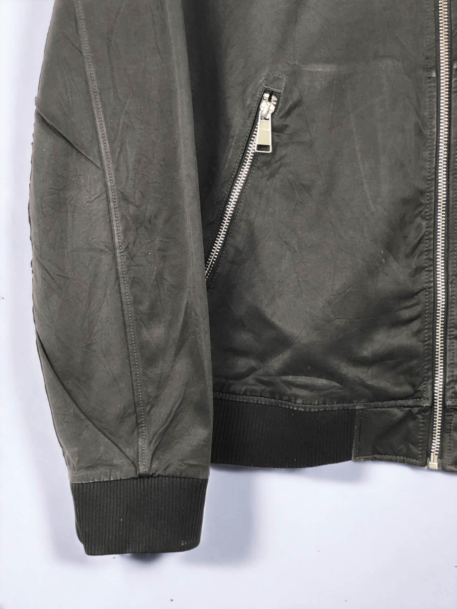H&M H&M Bomber Zipper Ups Denim Jacket Black Size US M / EU 48-50 / 2 - 7 Thumbnail