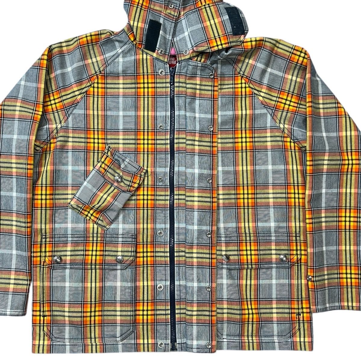 Junya Watanabe JUNYA WATANABE COMME des GARÇONS 2004 Check Balaclava Jacket Size US S / EU 44-46 / 1 - 5 Thumbnail
