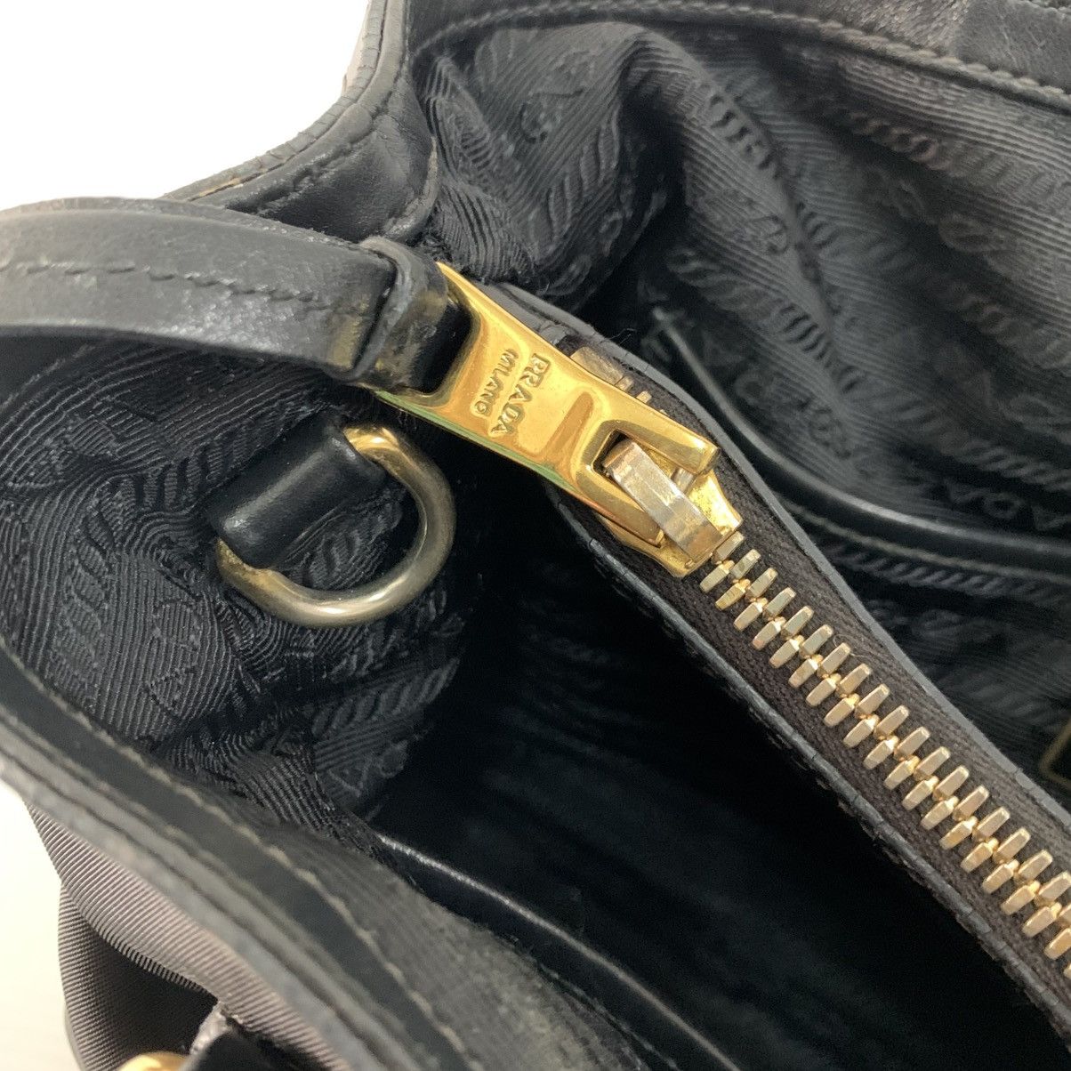 Prada Black Nylon Shoulder Bag
