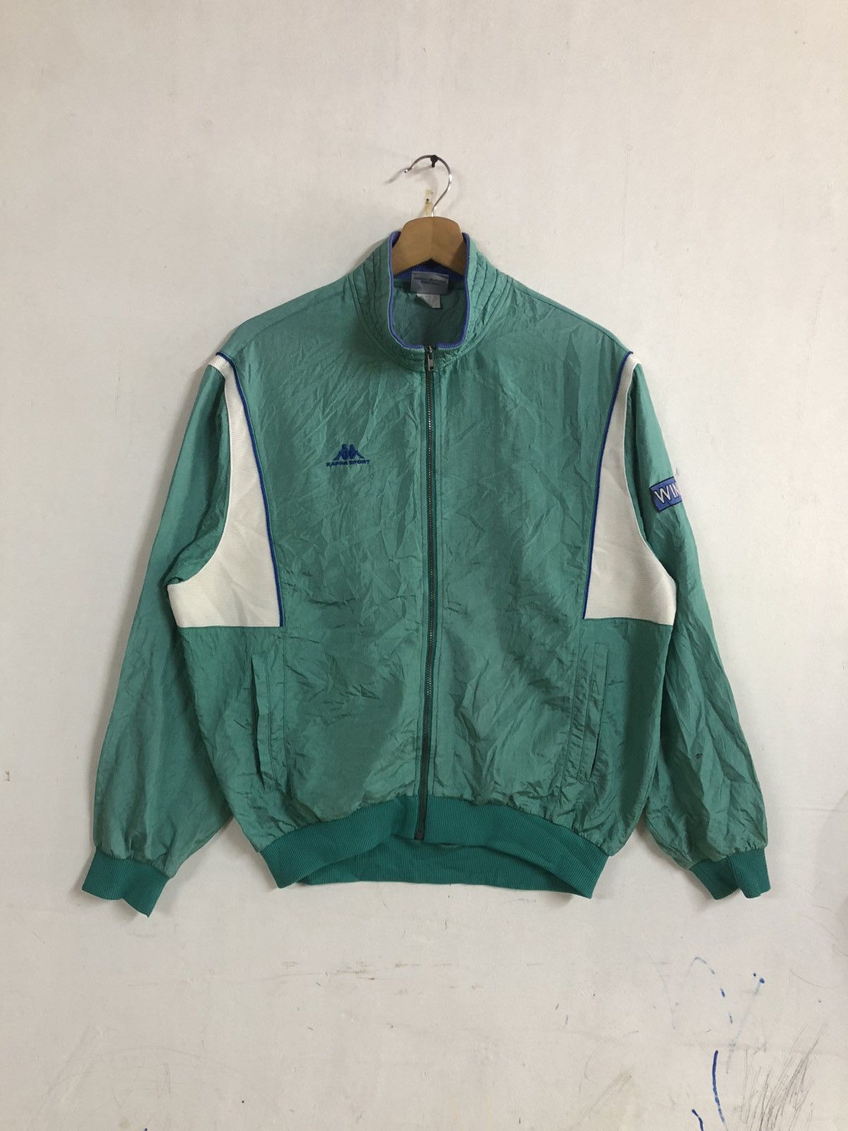 Japanese Brand × Kappa × Vintage Vintage 90’s Kappa Wind-Tex zipper Jacket Size US M / EU 48-50 / 2 - 1 Thumbnail