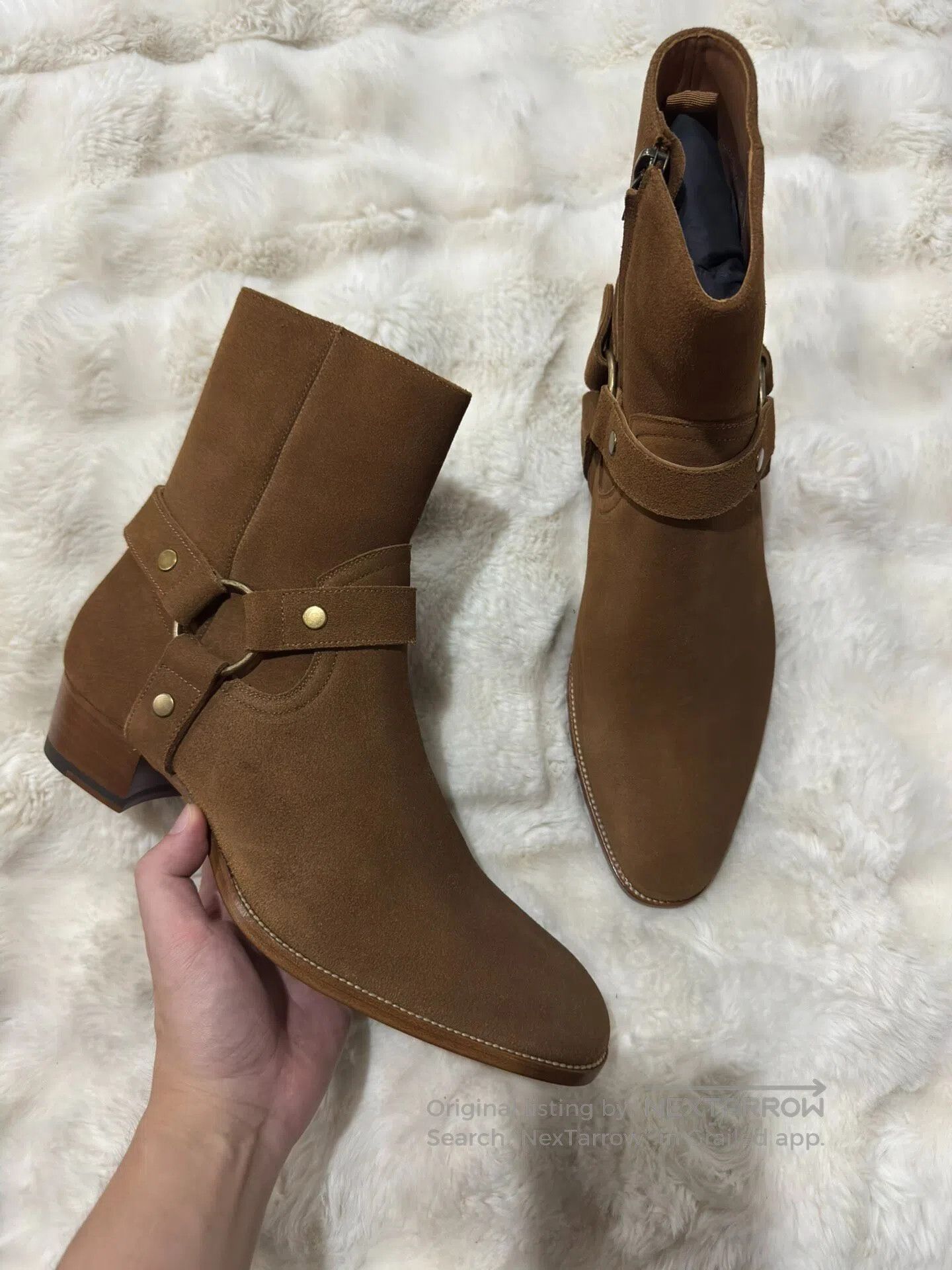 Saint Laurent Paris Saint Laurent Paris Suede Chelsea boots| Size US 10.5 / EU 43-44 - 3 Thumbnail