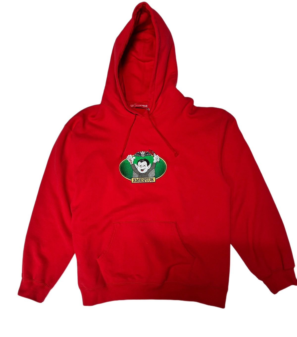 image of Supreme Vampire Hoodie in Red, Men's (Size XL)