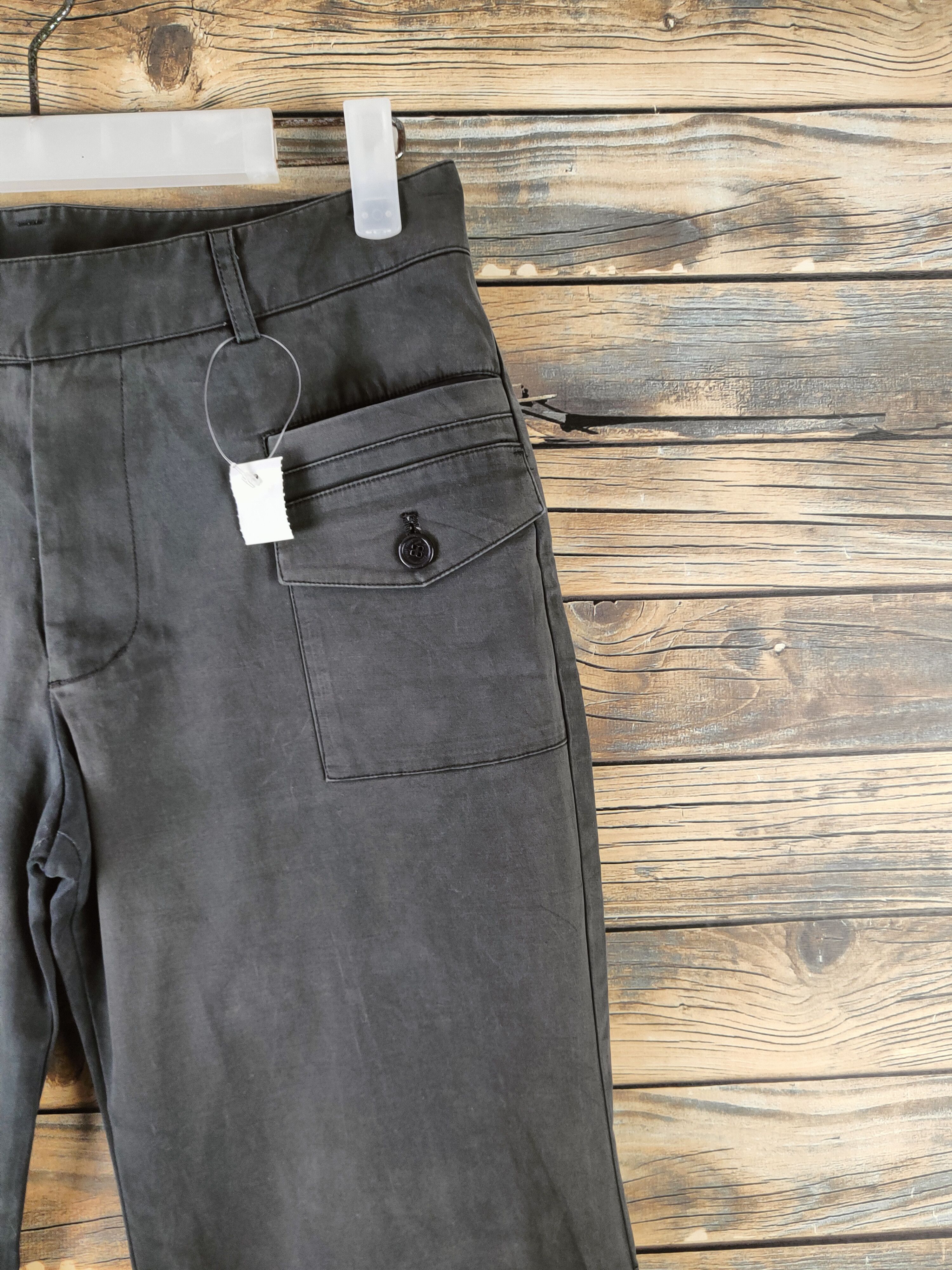 Japanese Brand DL Vingt-trois Black Faded Multipocket Casual Pants #46-309 Size 27" / US 4 / IT 40 - 5 Thumbnail