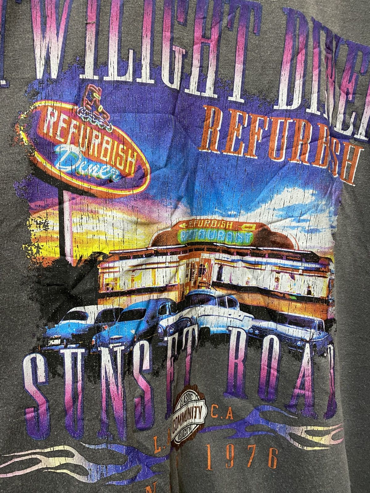 If Six Was Nine Refurnish Sunset Road Sweatshirt Crewneck Tee Size US XL / EU 56 / 4 - 5 Thumbnail
