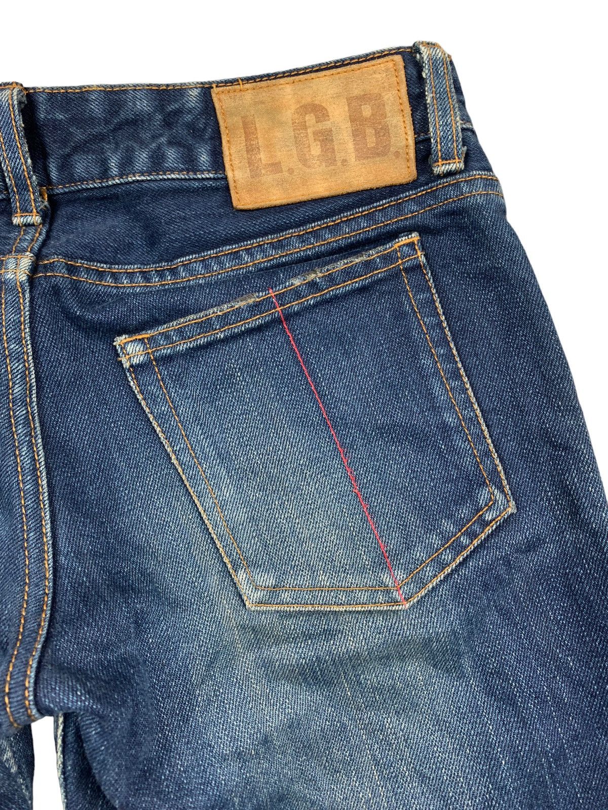 Le Grande Bleu (L.G.B.) L.G.B Mudwash Super Flared Denim Size US 27 - 10 Thumbnail