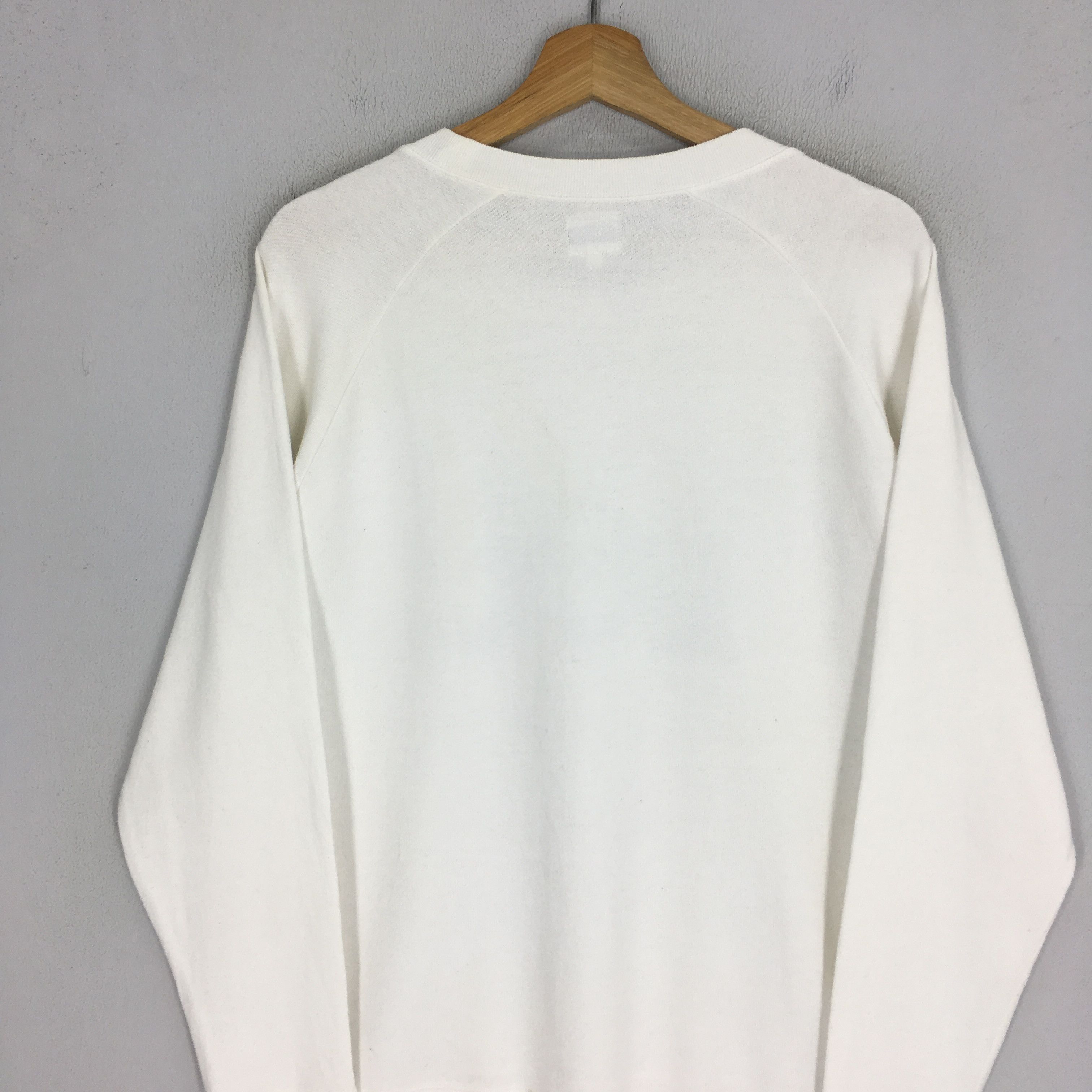 Lee Vintage 90's Lee Usa White Sweatshirt - 143 Size US L / EU 52-54 / 3 - 8 Thumbnail