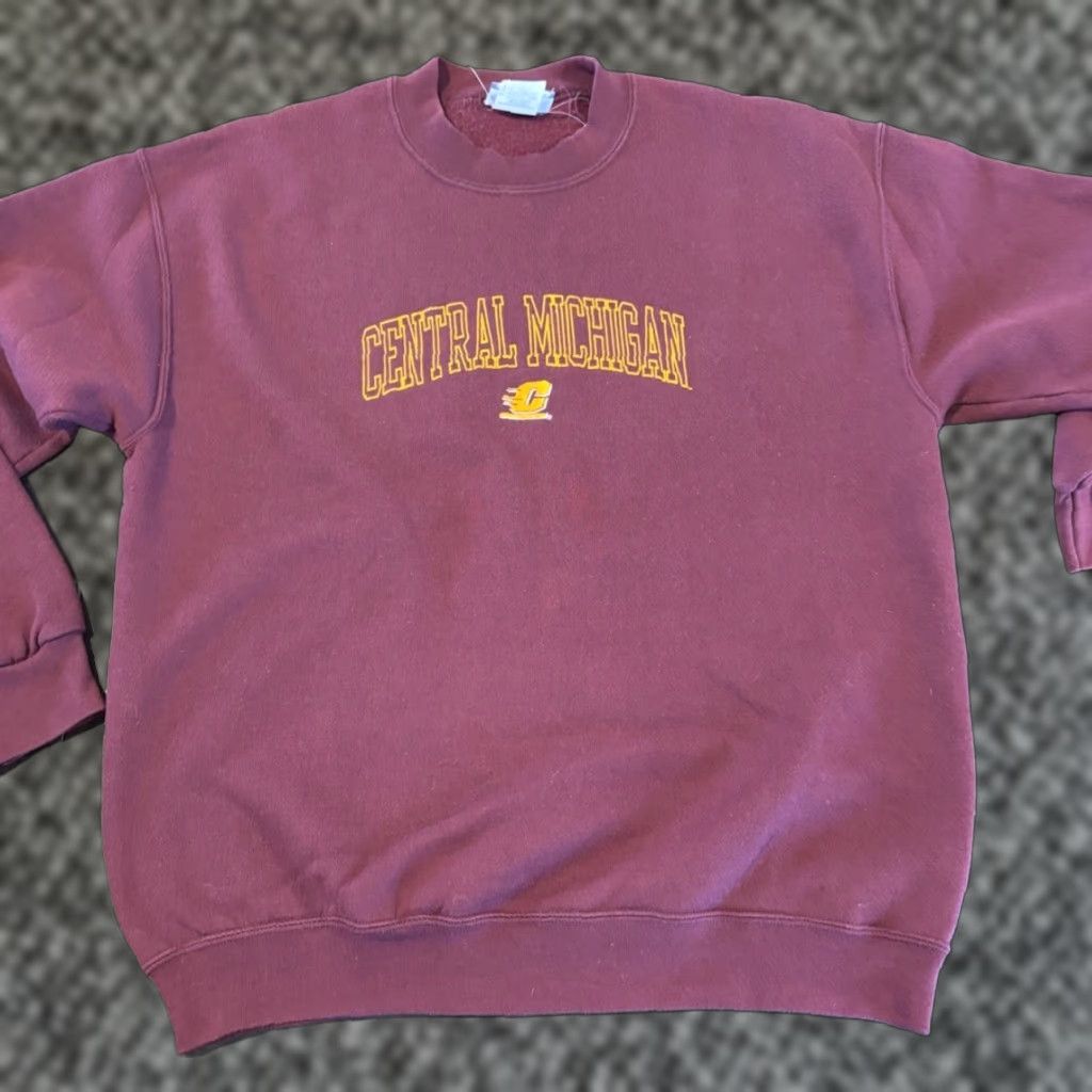 VINTAGE Lee Crewneck Sweatshirt Men Large College University 90s