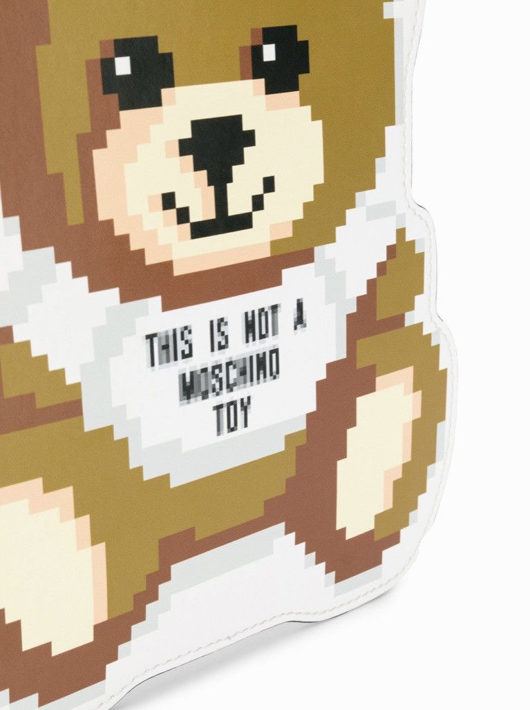Moschino Moschino Runway The Sims Pixel Teddy Bear Crossbody Bag Size ONE SIZE - 20 Thumbnail