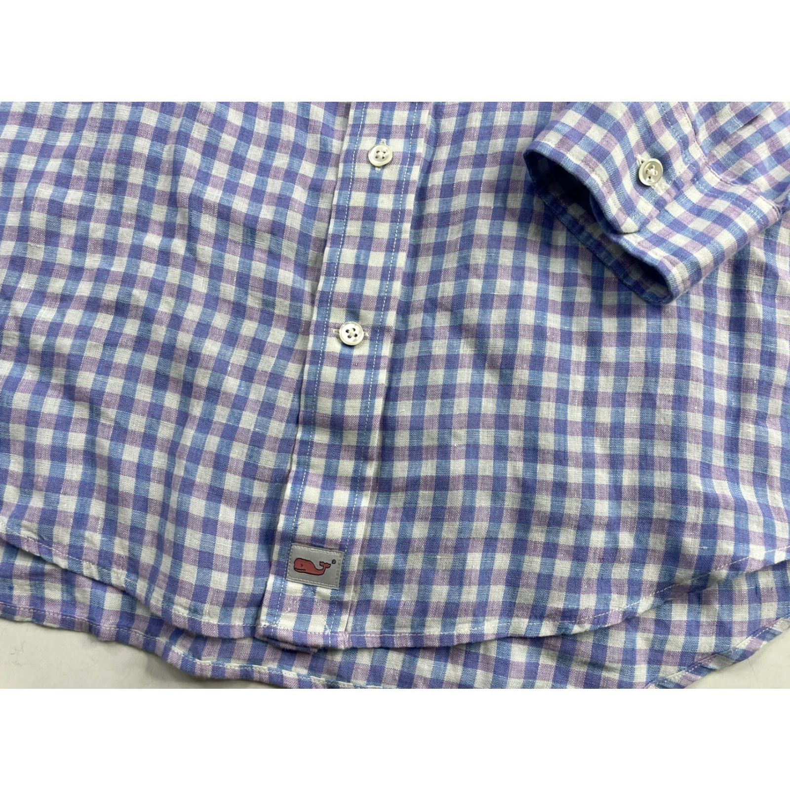 Vineyard Vines Vineyard Vines Men’s Classic Fit Murray 100% Linen Button Down Shirt Size L Size US L / EU 52-54 / 3 - 3 Thumbnail
